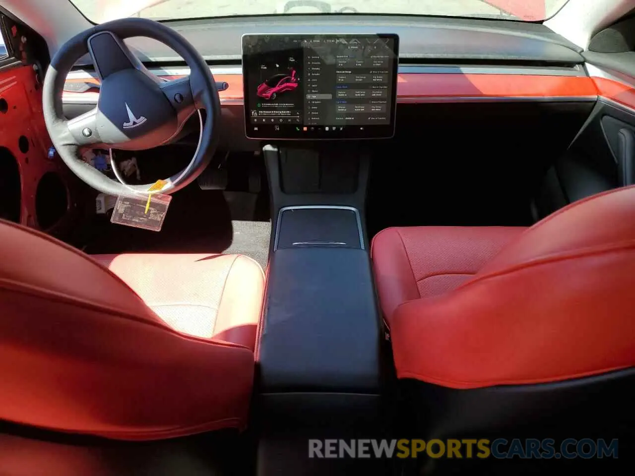 8 fotografías del automóvil dañado 5YJ3E1EB3NF295697 TESLA MODEL 3 2022