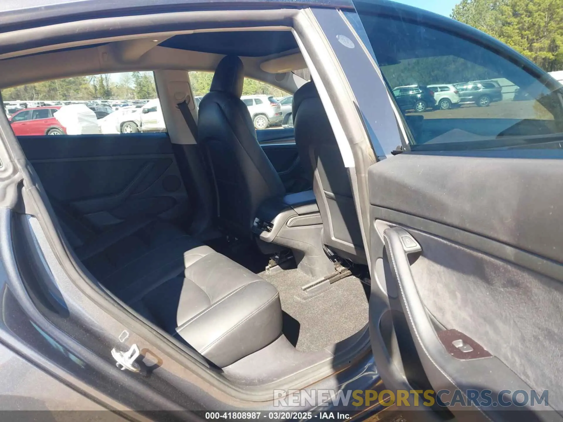 7 fotografías del automóvil dañado 5YJ3E1EB3NF309632 TESLA MODEL 3 2022