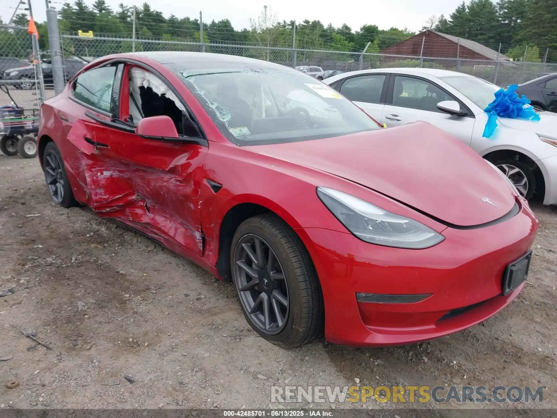 1 fotografías del automóvil dañado 5YJ3E1EB3NF324681 TESLA MODEL 3 2022