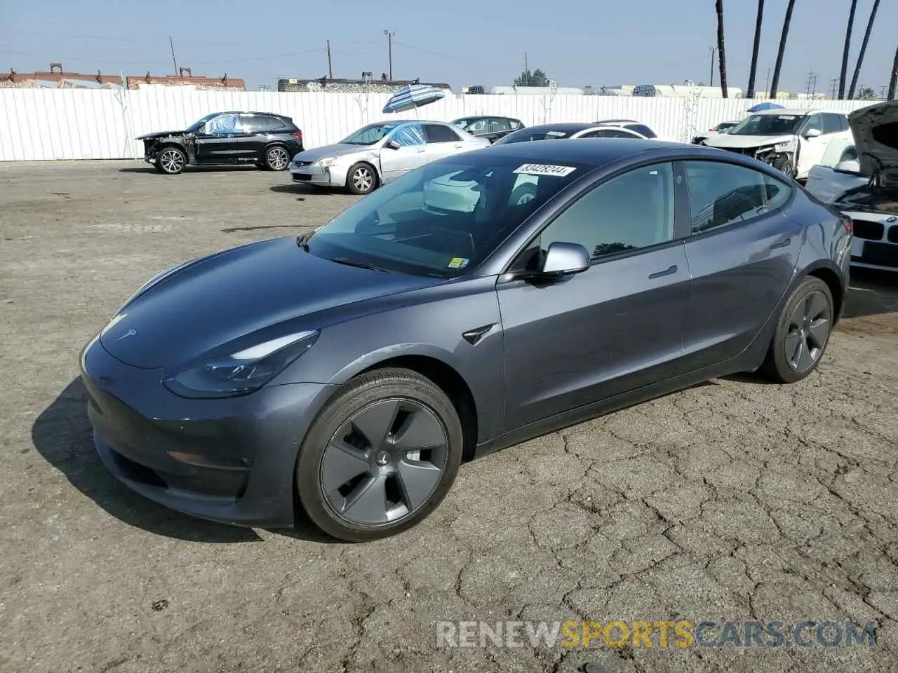 1 fotografías del automóvil dañado 5YJ3E1EB4NF108676 TESLA MODEL 3 2022