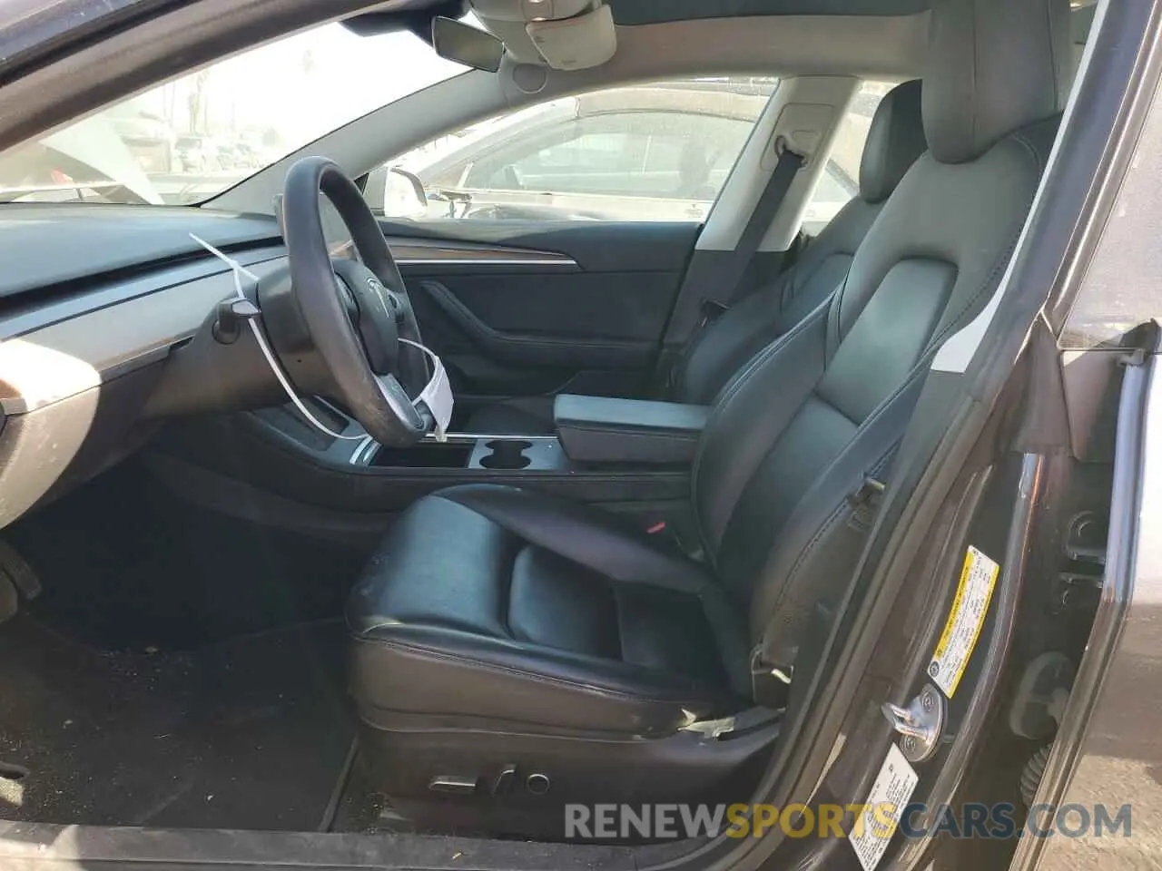 7 fotografías del automóvil dañado 5YJ3E1EB4NF108676 TESLA MODEL 3 2022
