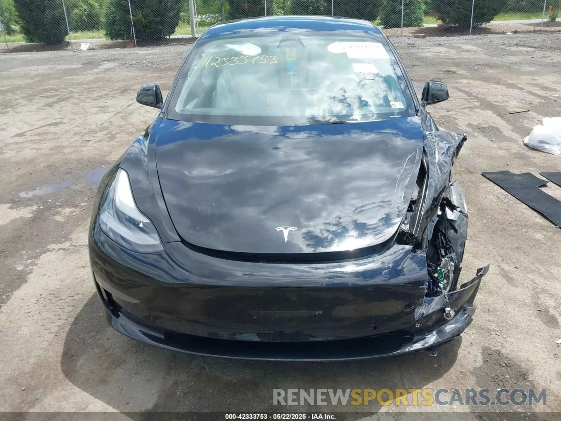 13 fotografías del automóvil dañado 5YJ3E1EB4NF120875 TESLA MODEL 3 2022