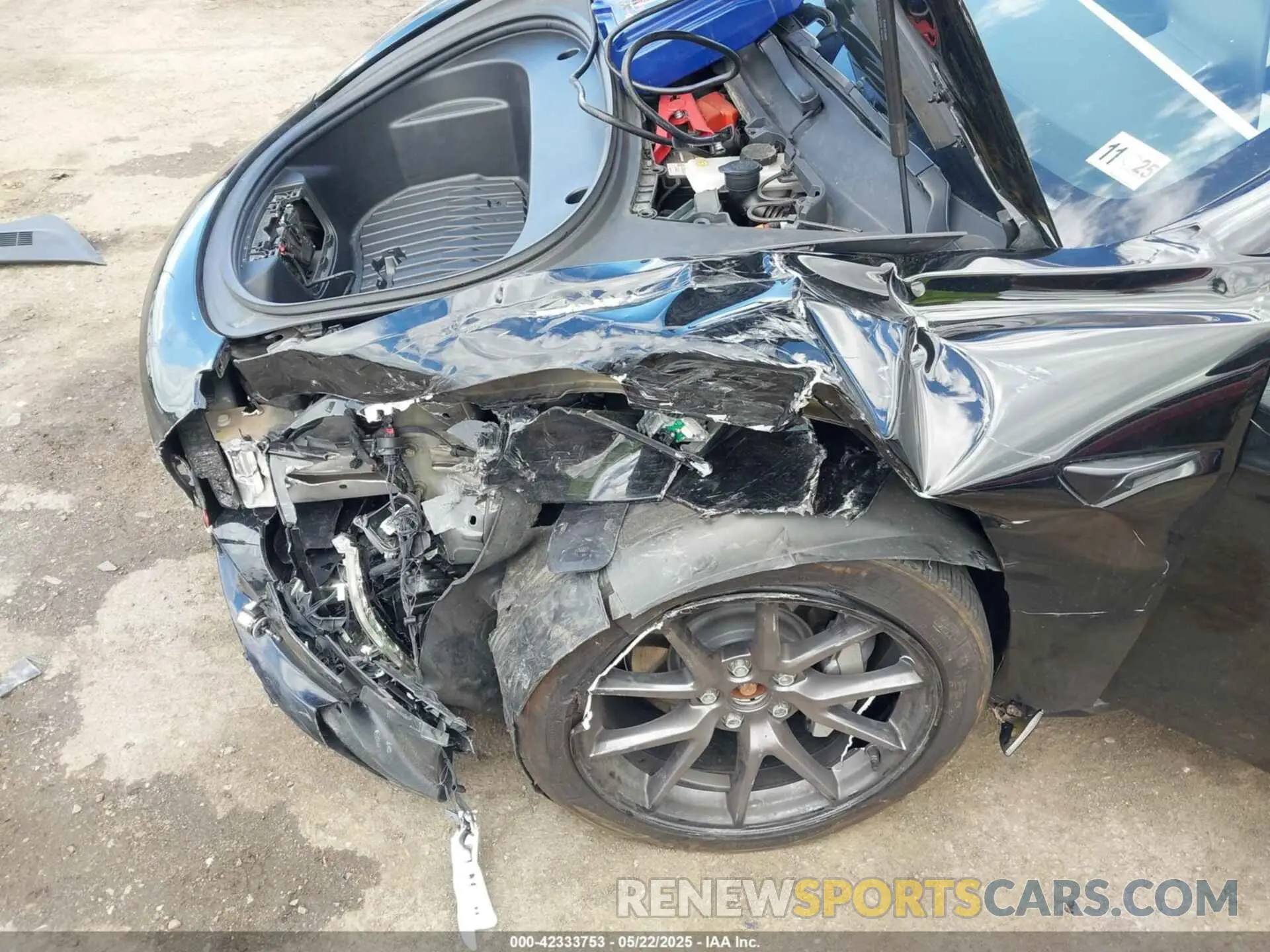 6 fotografías del automóvil dañado 5YJ3E1EB4NF120875 TESLA MODEL 3 2022