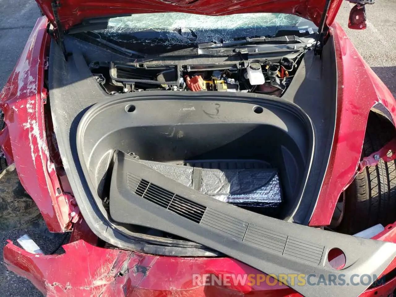 7 fotografías del automóvil dañado 5YJ3E1EB4NF145002 TESLA MODEL 3 2022