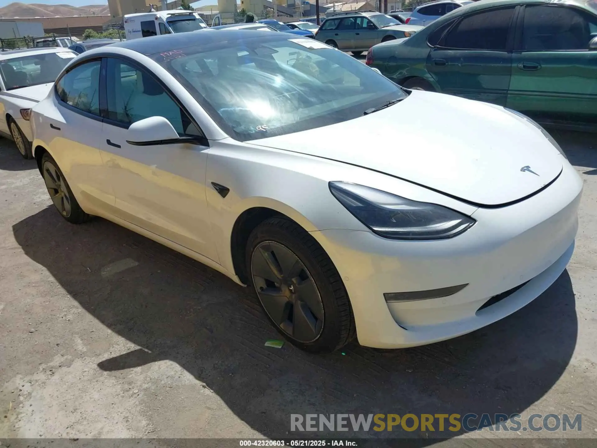 1 fotografías del automóvil dañado 5YJ3E1EB4NF169400 TESLA MODEL 3 2022
