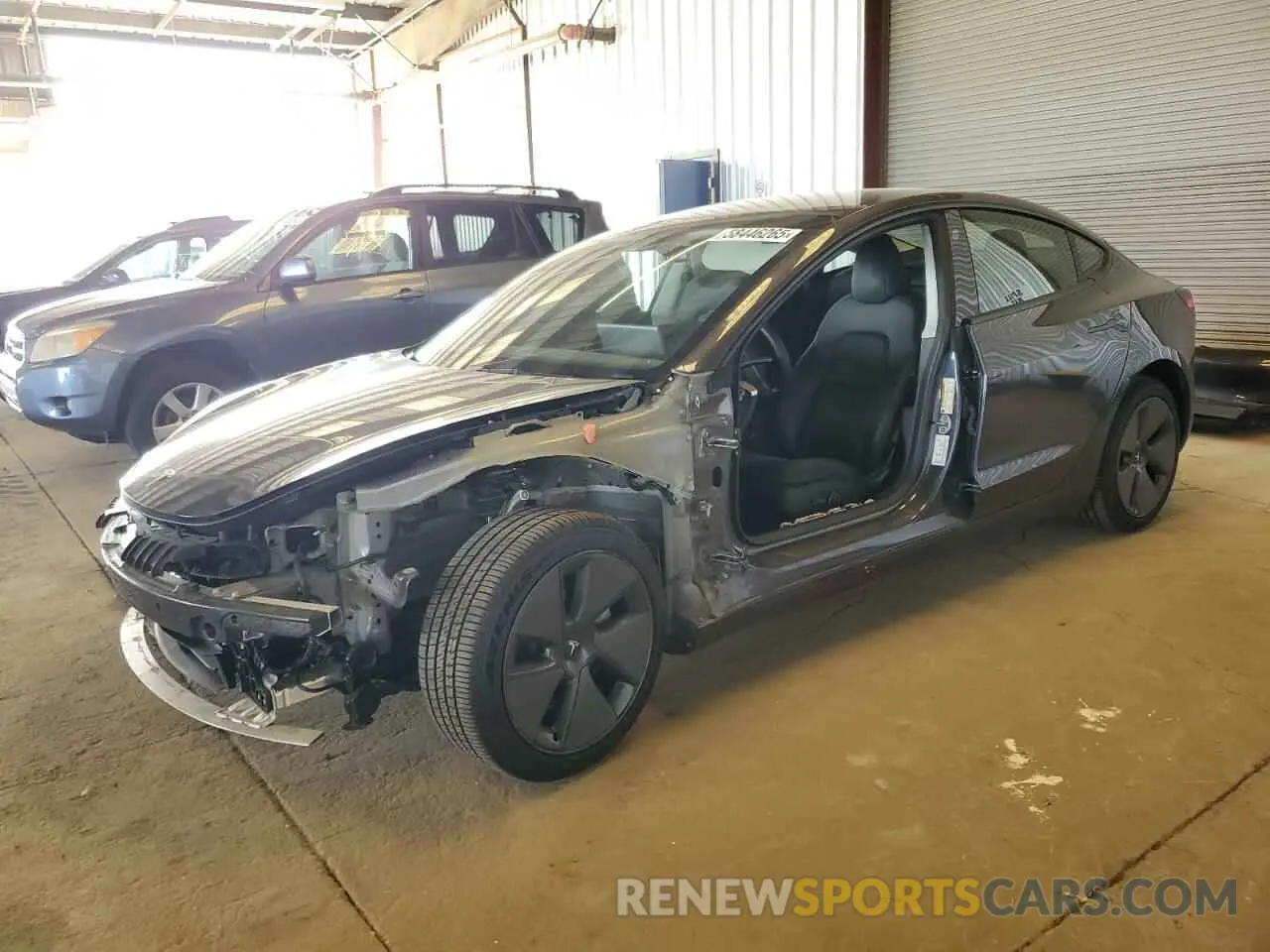 1 fotografías del automóvil dañado 5YJ3E1EB4NF176427 TESLA MODEL 3 2022