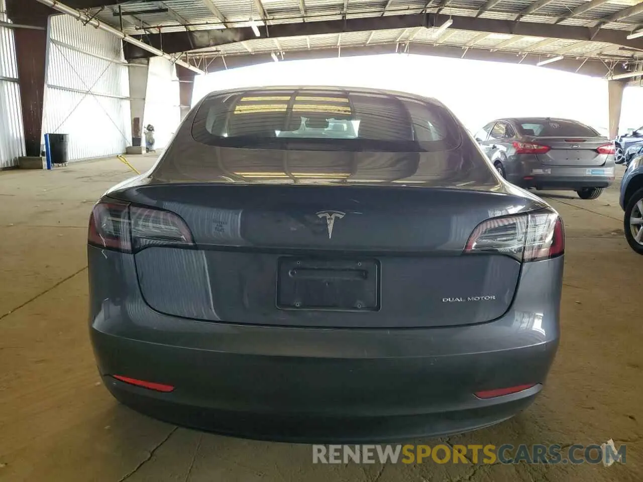 6 fotografías del automóvil dañado 5YJ3E1EB4NF176427 TESLA MODEL 3 2022