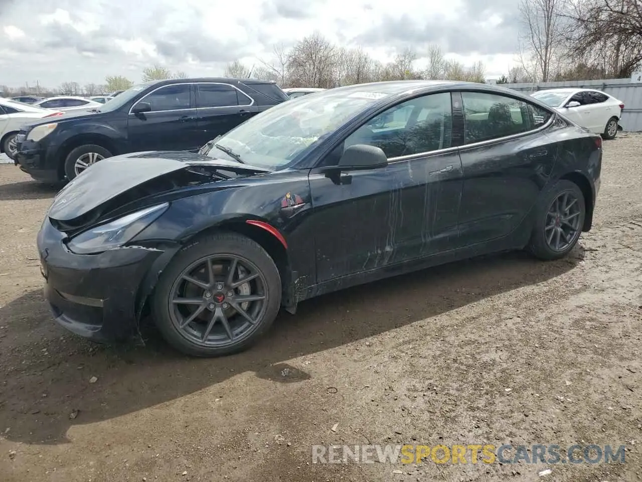 1 fotografías del automóvil dañado 5YJ3E1EB4NF179697 TESLA MODEL 3 2022