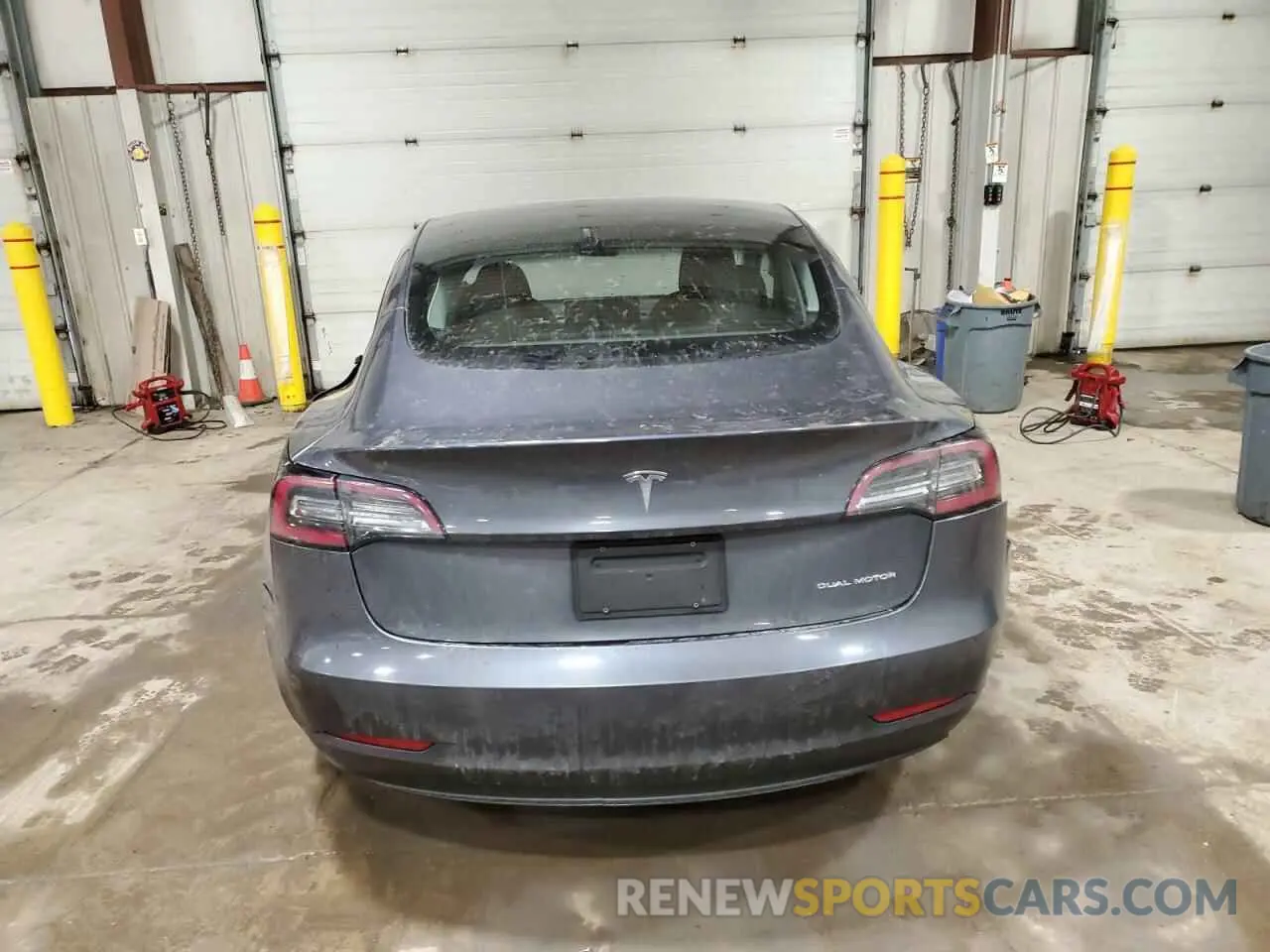 6 fotografías del automóvil dañado 5YJ3E1EB4NF185130 TESLA MODEL 3 2022