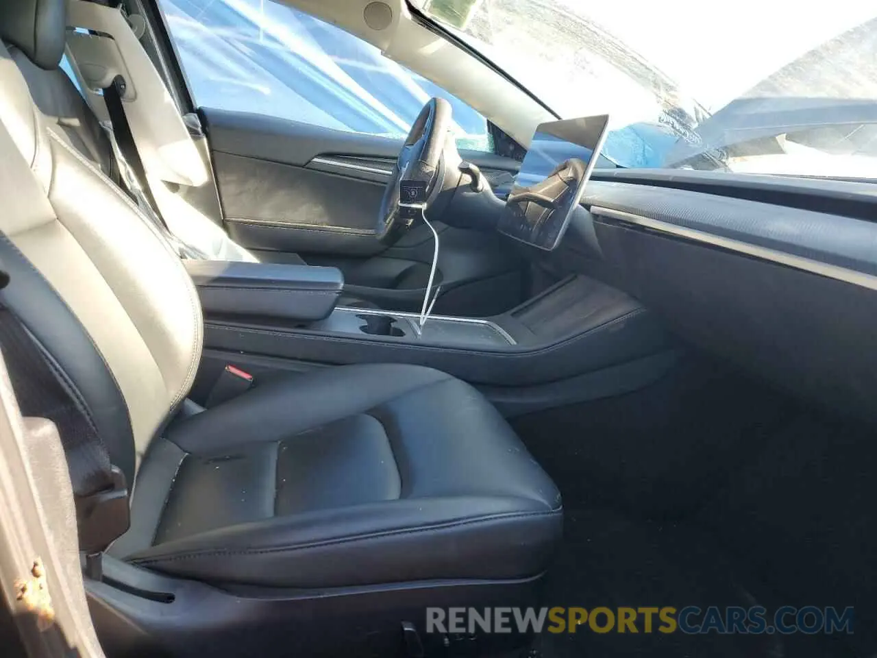 7 fotografías del automóvil dañado 5YJ3E1EB4NF185130 TESLA MODEL 3 2022