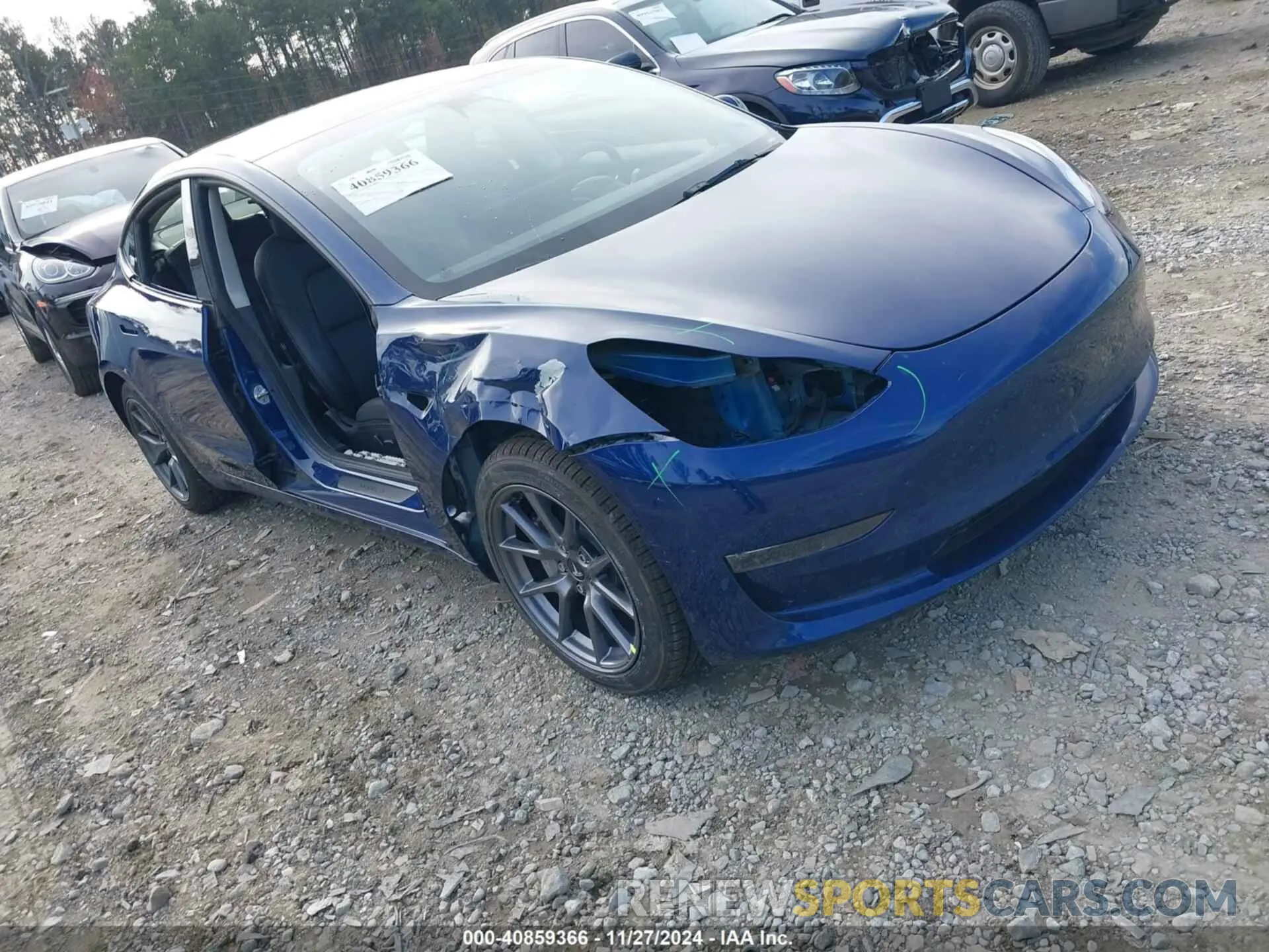1 fotografías del automóvil dañado 5YJ3E1EB4NF197861 TESLA MODEL 3 2022