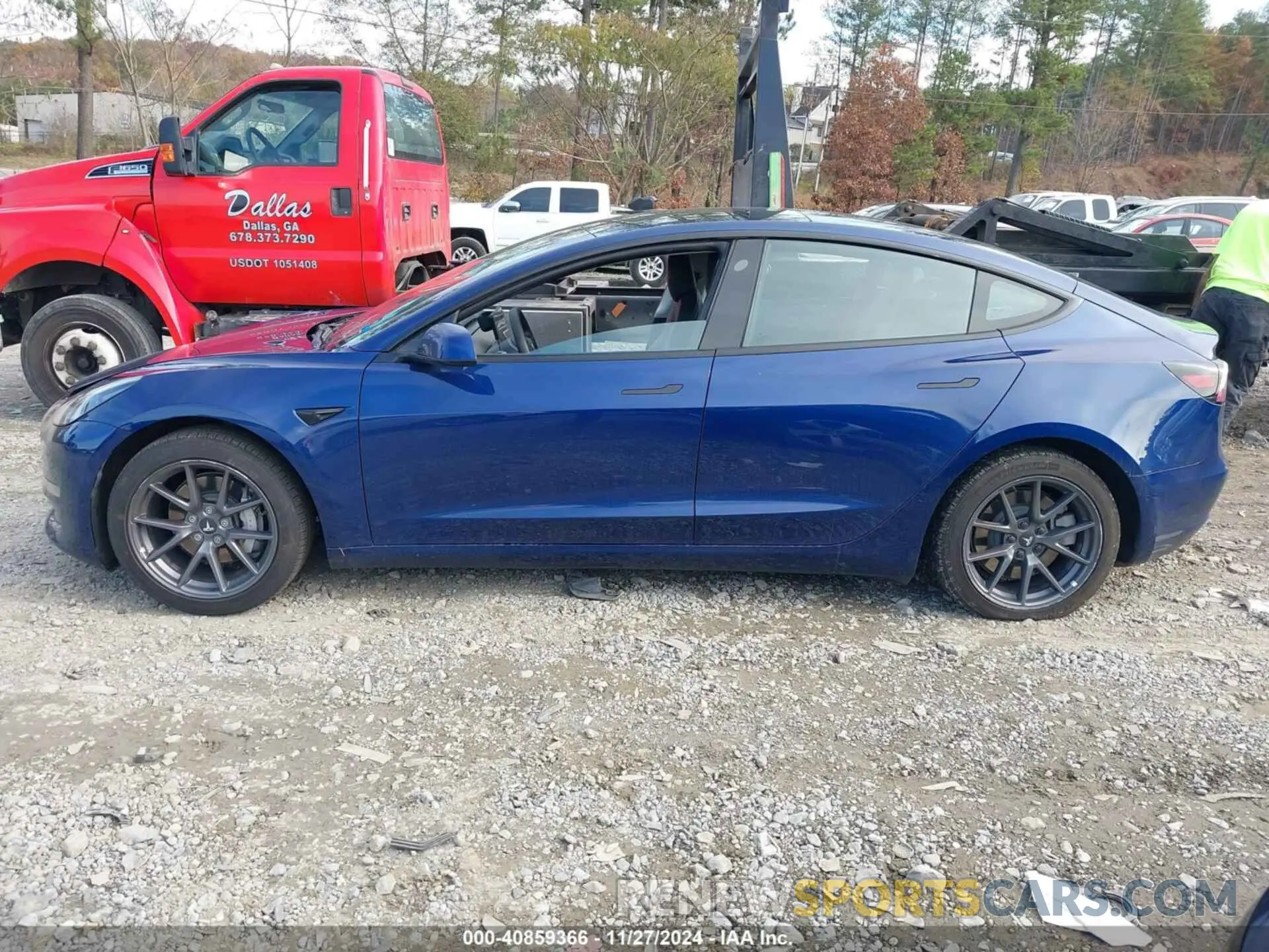 14 fotografías del automóvil dañado 5YJ3E1EB4NF197861 TESLA MODEL 3 2022