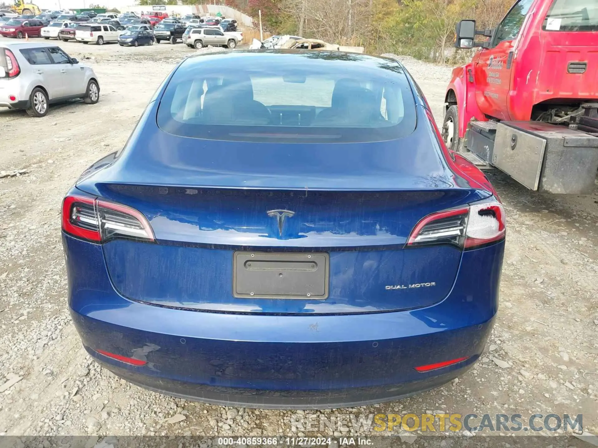 16 fotografías del automóvil dañado 5YJ3E1EB4NF197861 TESLA MODEL 3 2022