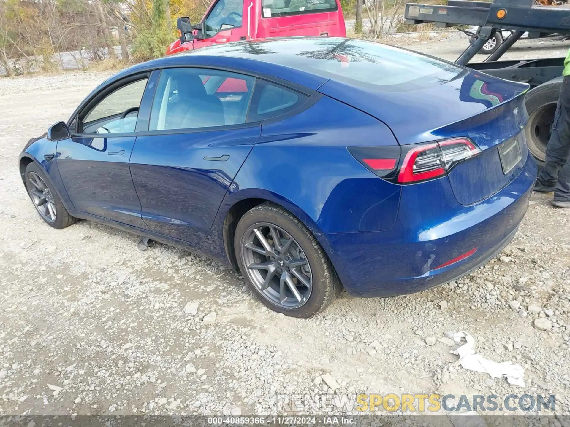 3 fotografías del automóvil dañado 5YJ3E1EB4NF197861 TESLA MODEL 3 2022