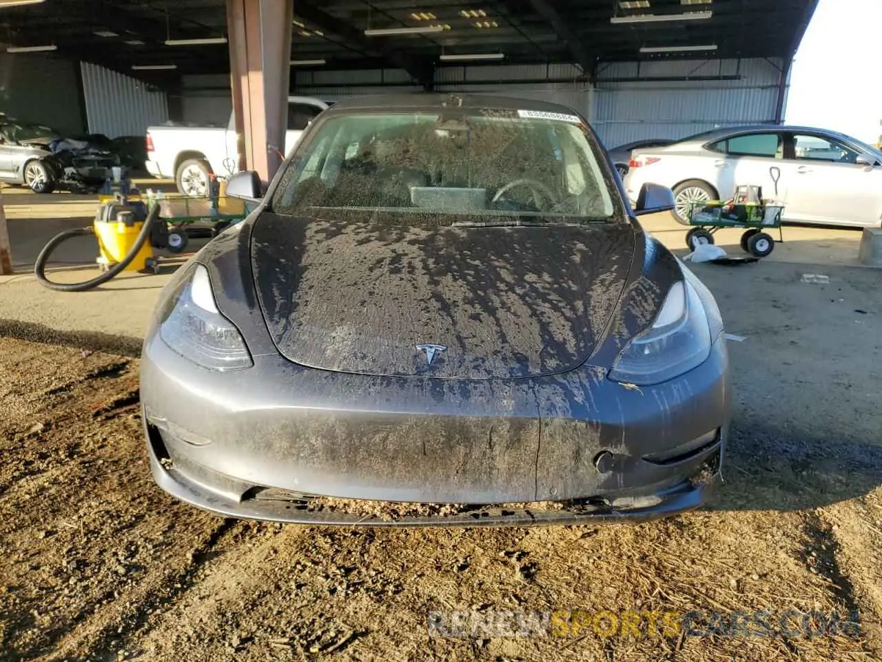 5 fotografías del automóvil dañado 5YJ3E1EB4NF207241 TESLA MODEL 3 2022