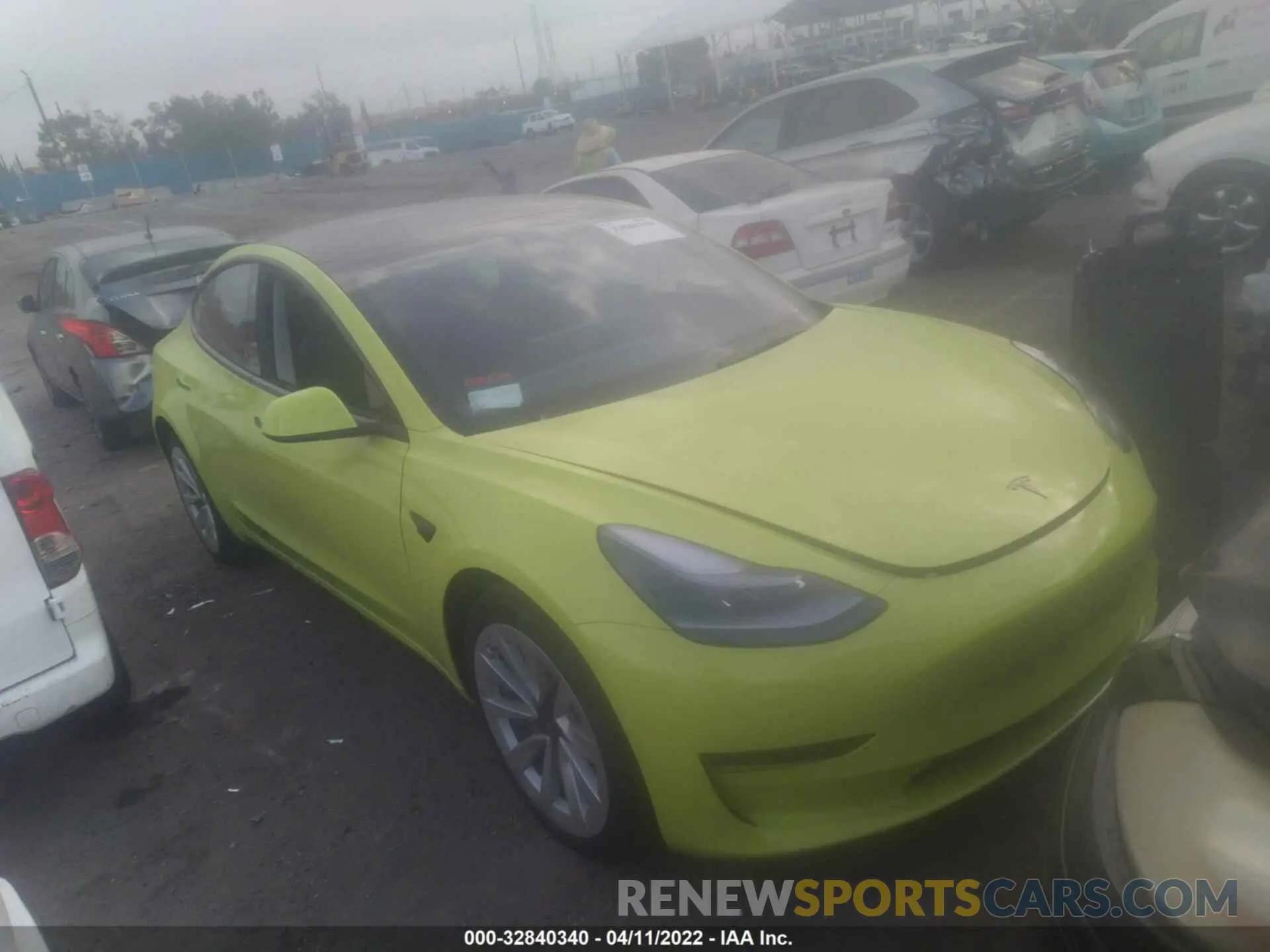 1 fotografías del automóvil dañado 5YJ3E1EB4NF209216 TESLA MODEL 3 2022