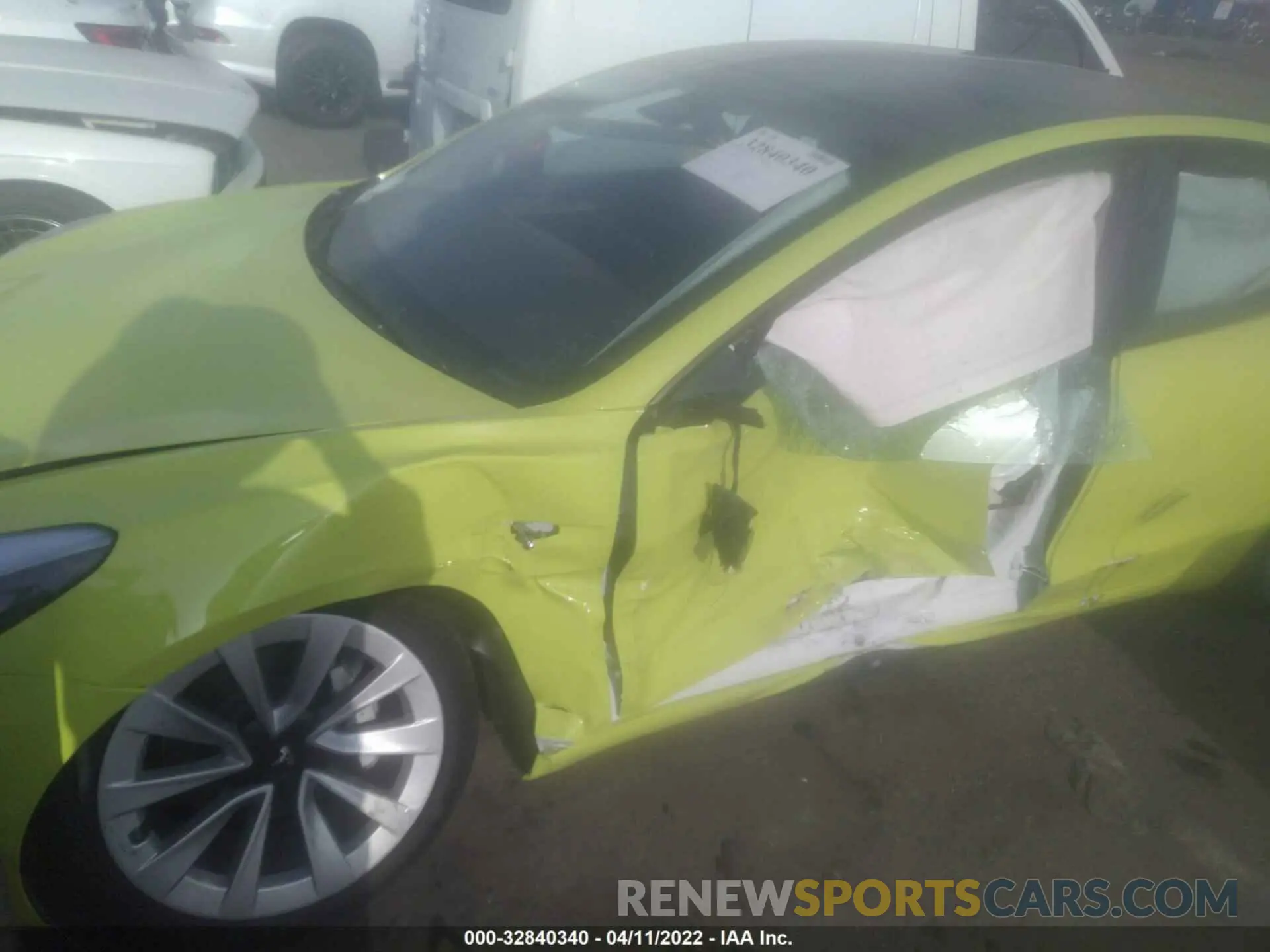 6 fotografías del automóvil dañado 5YJ3E1EB4NF209216 TESLA MODEL 3 2022