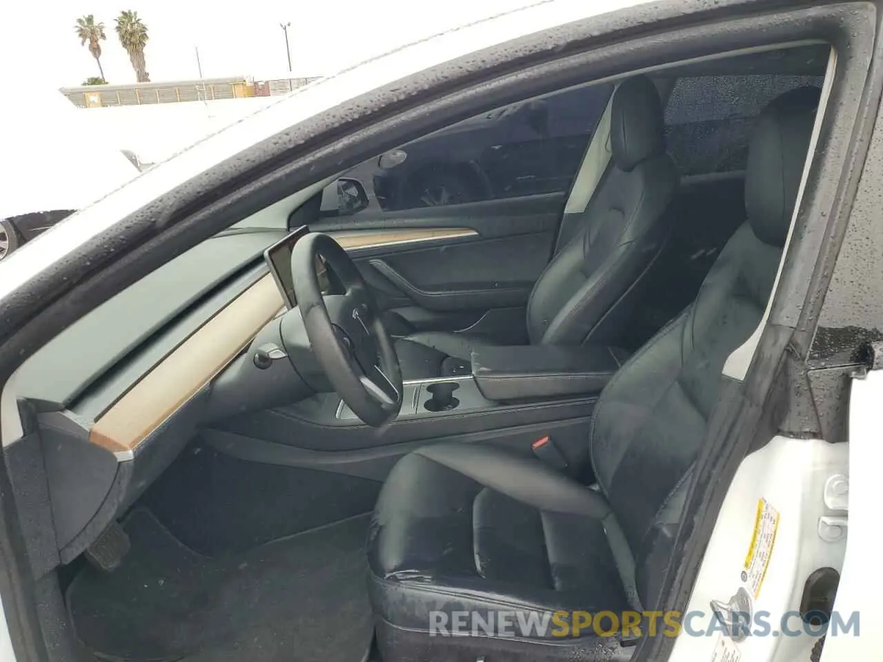 7 fotografías del automóvil dañado 5YJ3E1EB4NF212763 TESLA MODEL 3 2022