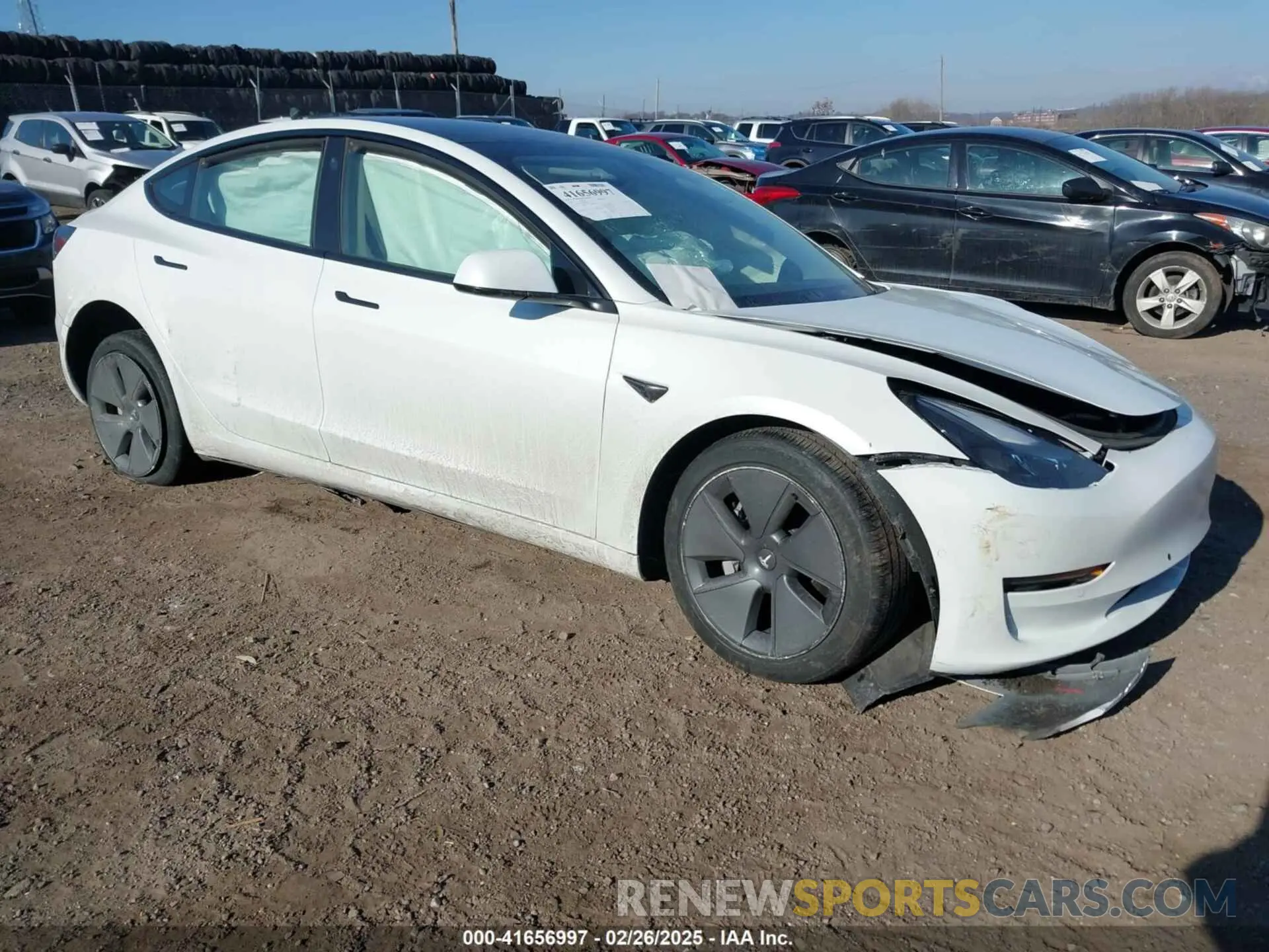 1 fotografías del automóvil dañado 5YJ3E1EB4NF250056 TESLA MODEL 3 2022