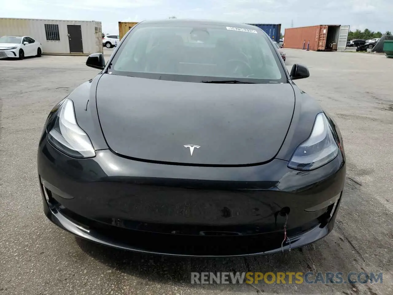 5 fotografías del automóvil dañado 5YJ3E1EB4NF286040 TESLA MODEL 3 2022