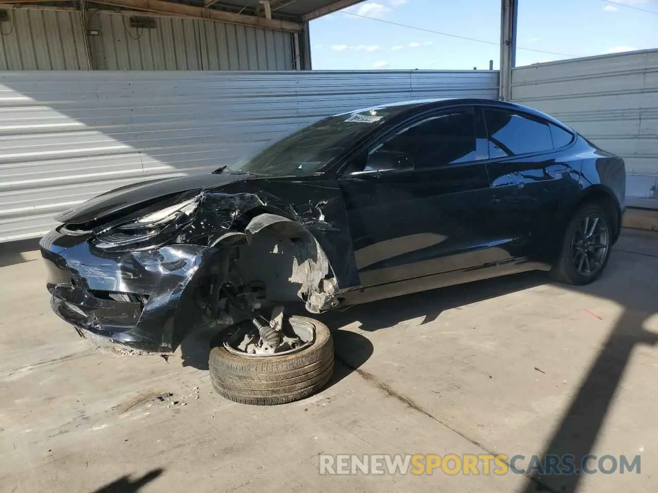 1 fotografías del automóvil dañado 5YJ3E1EB4NF288449 TESLA MODEL 3 2022