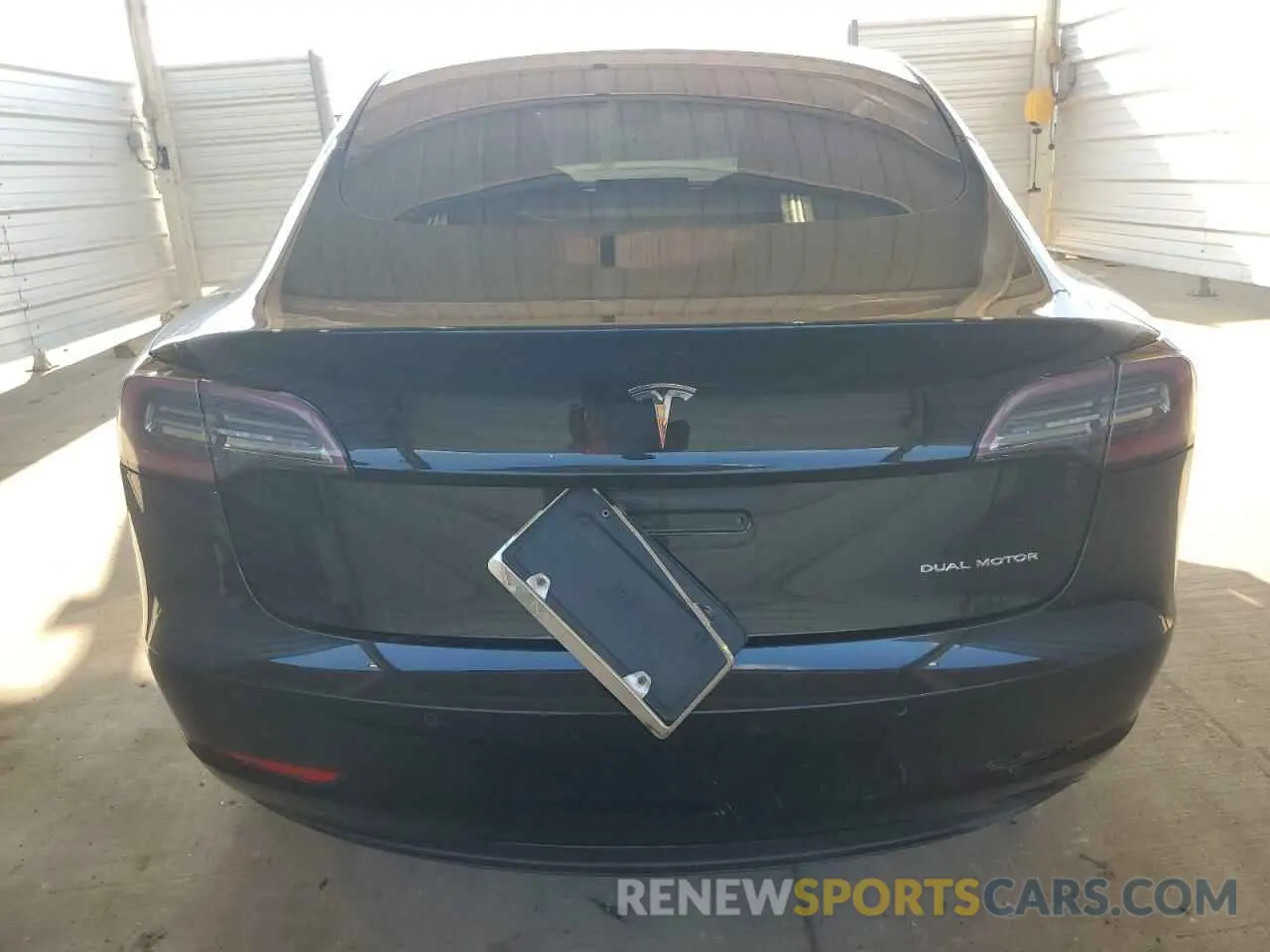 6 fotografías del automóvil dañado 5YJ3E1EB4NF288449 TESLA MODEL 3 2022