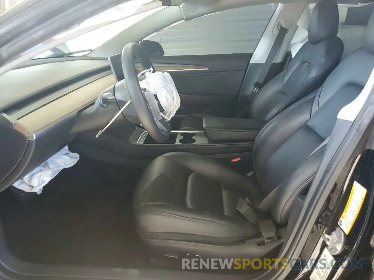 7 fotografías del automóvil dañado 5YJ3E1EB4NF288449 TESLA MODEL 3 2022