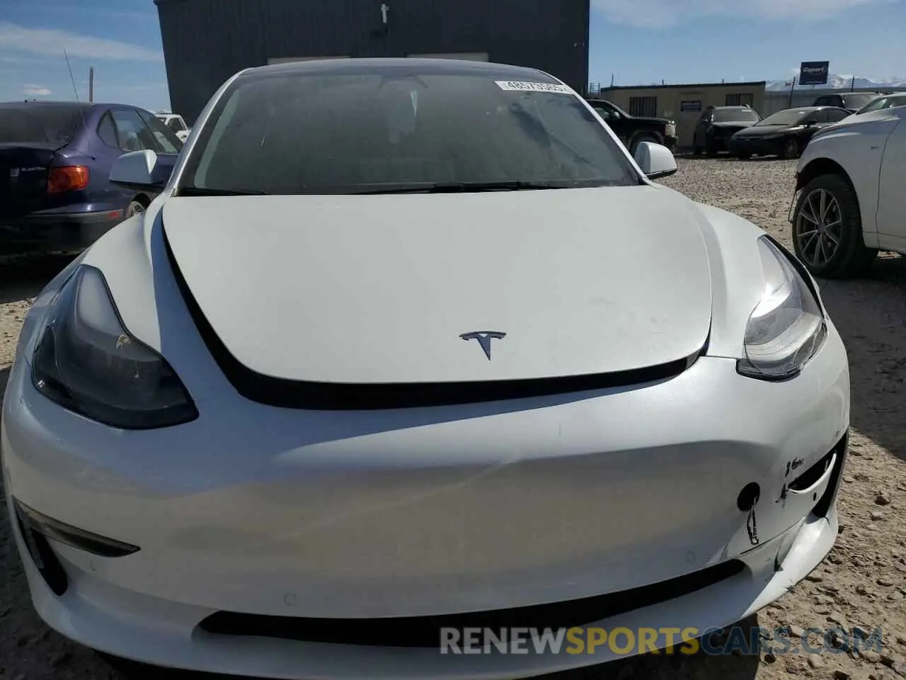 5 fotografías del automóvil dañado 5YJ3E1EB4NF317528 TESLA MODEL 3 2022