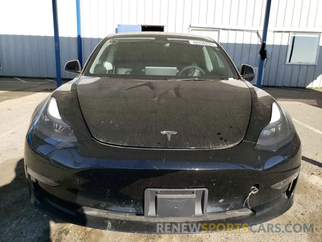 5 fotografías del automóvil dañado 5YJ3E1EB4NF329064 TESLA MODEL 3 2022