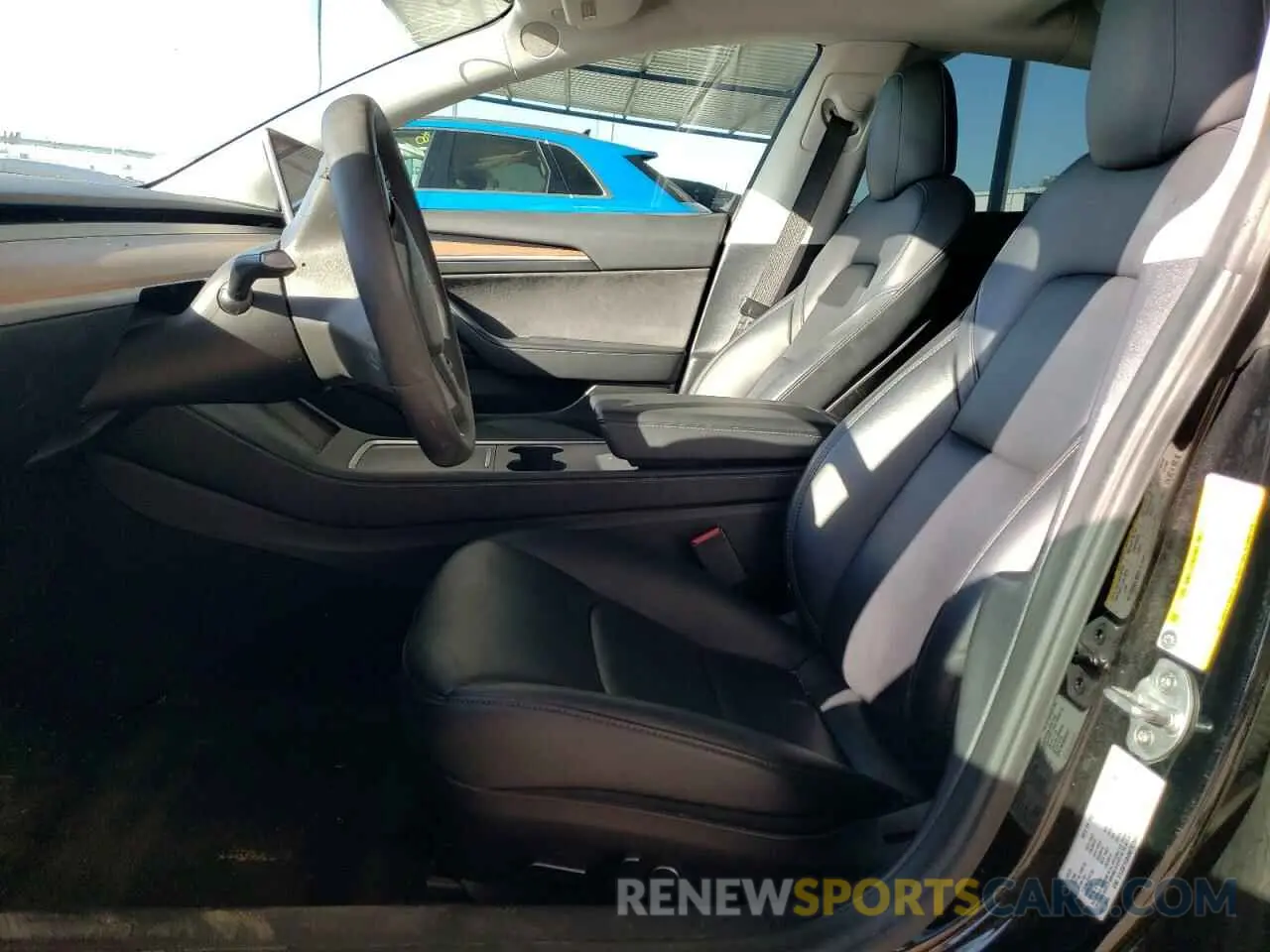 7 fotografías del automóvil dañado 5YJ3E1EB4NF329064 TESLA MODEL 3 2022