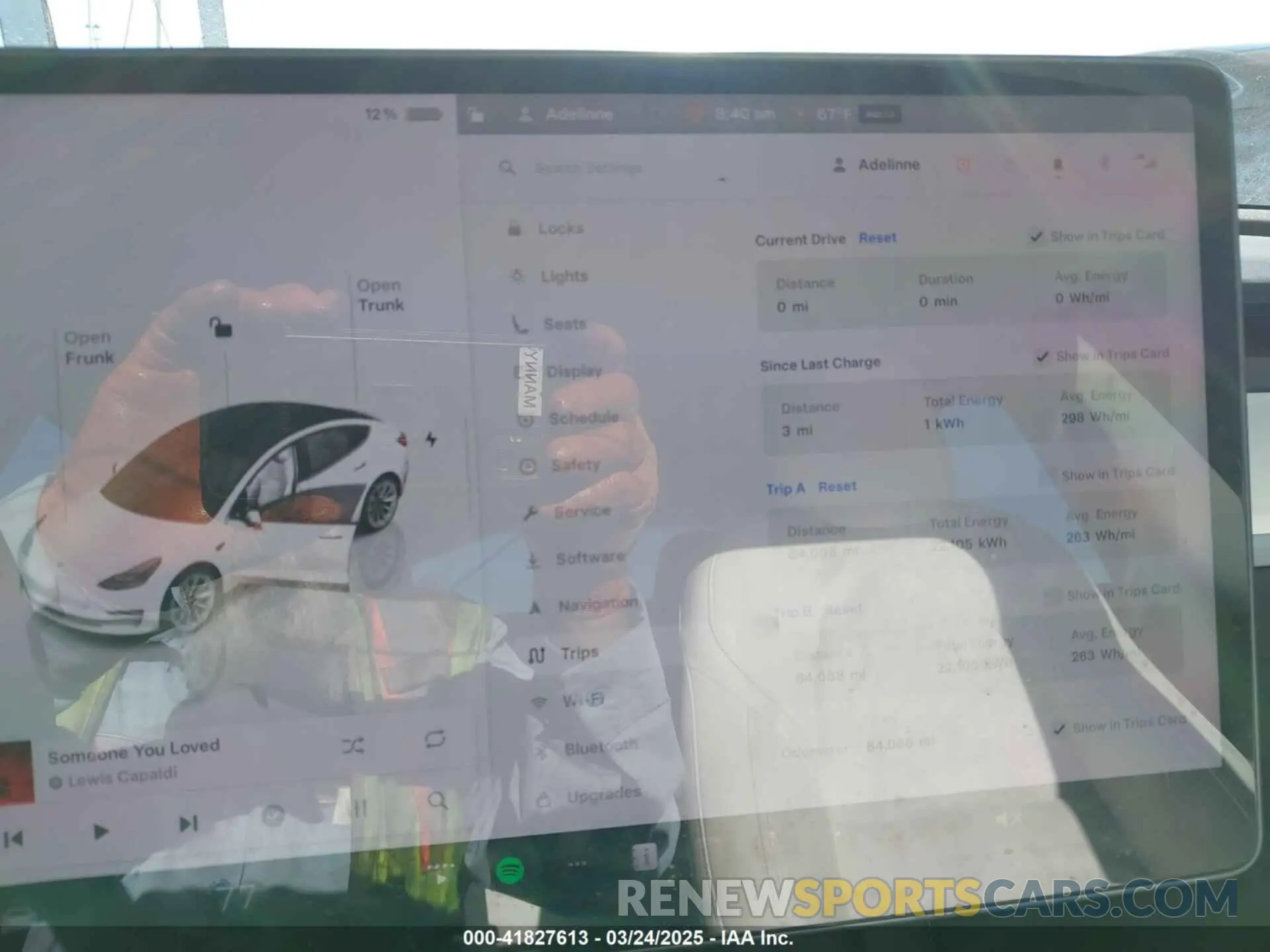 7 fotografías del automóvil dañado 5YJ3E1EB4NF331218 TESLA MODEL 3 2022