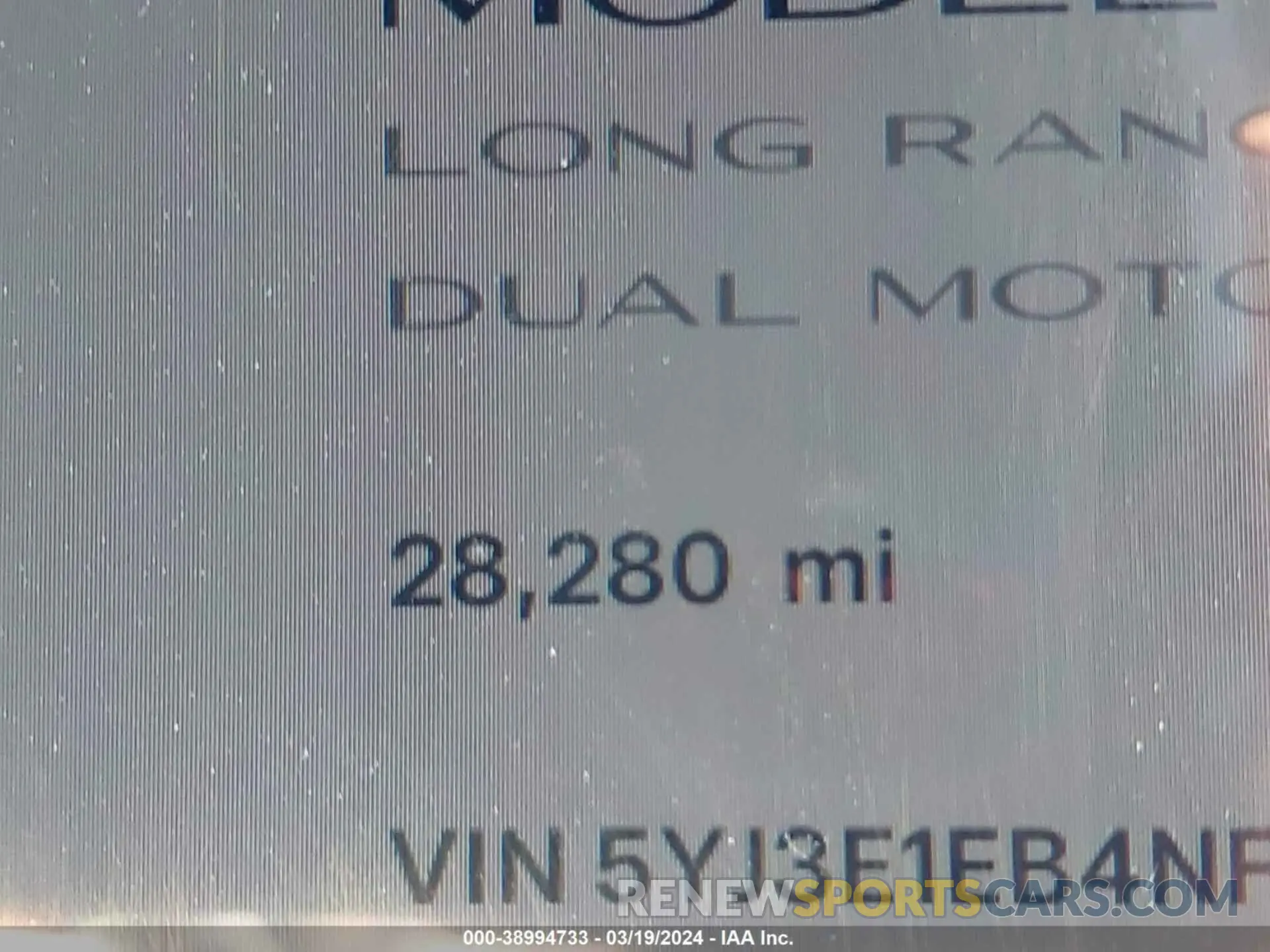 15 fotografías del automóvil dañado 5YJ3E1EB4NF334586 TESLA MODEL 3 2022