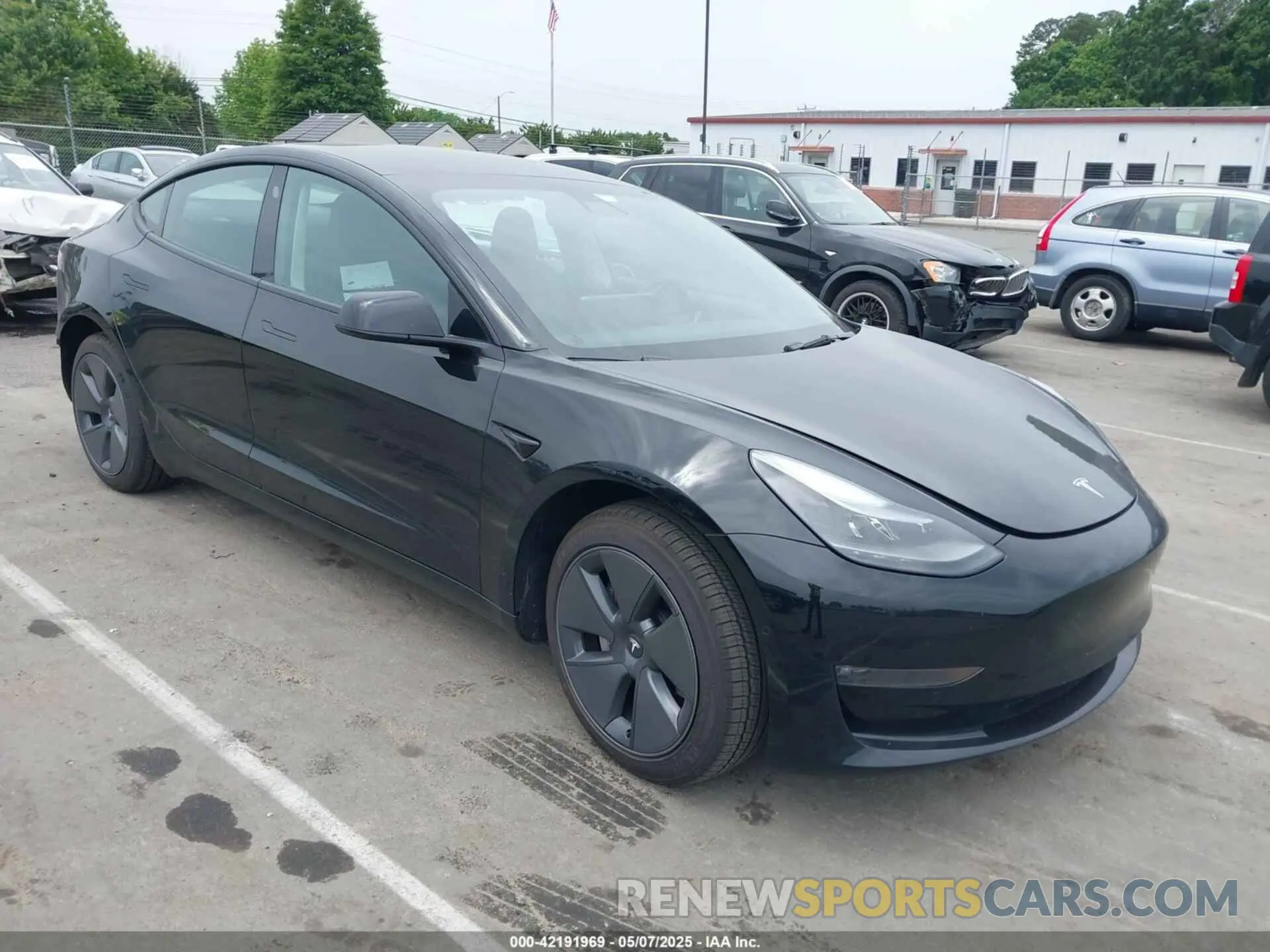 1 fotografías del automóvil dañado 5YJ3E1EB5NF117192 TESLA MODEL 3 2022