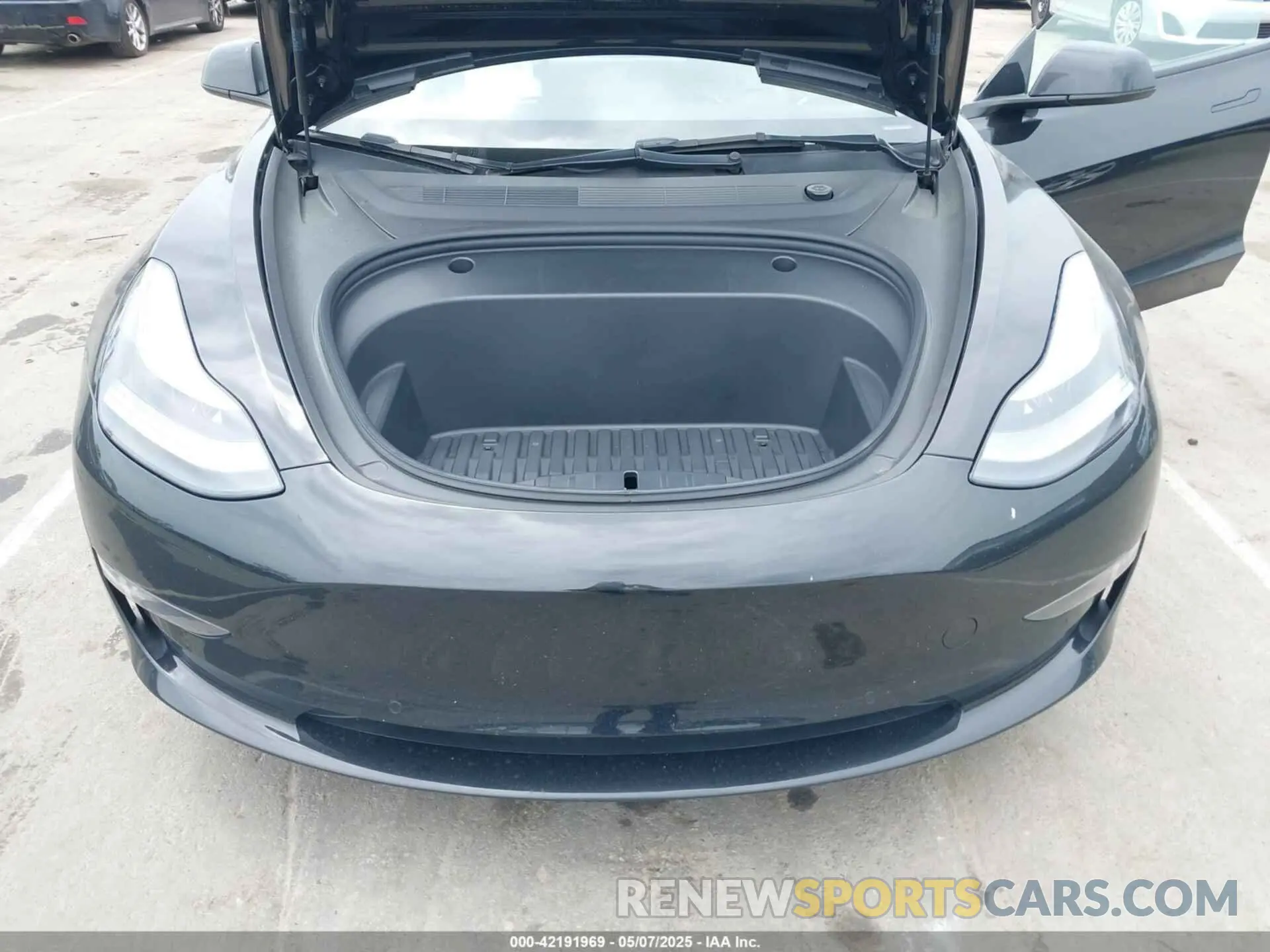 10 fotografías del automóvil dañado 5YJ3E1EB5NF117192 TESLA MODEL 3 2022