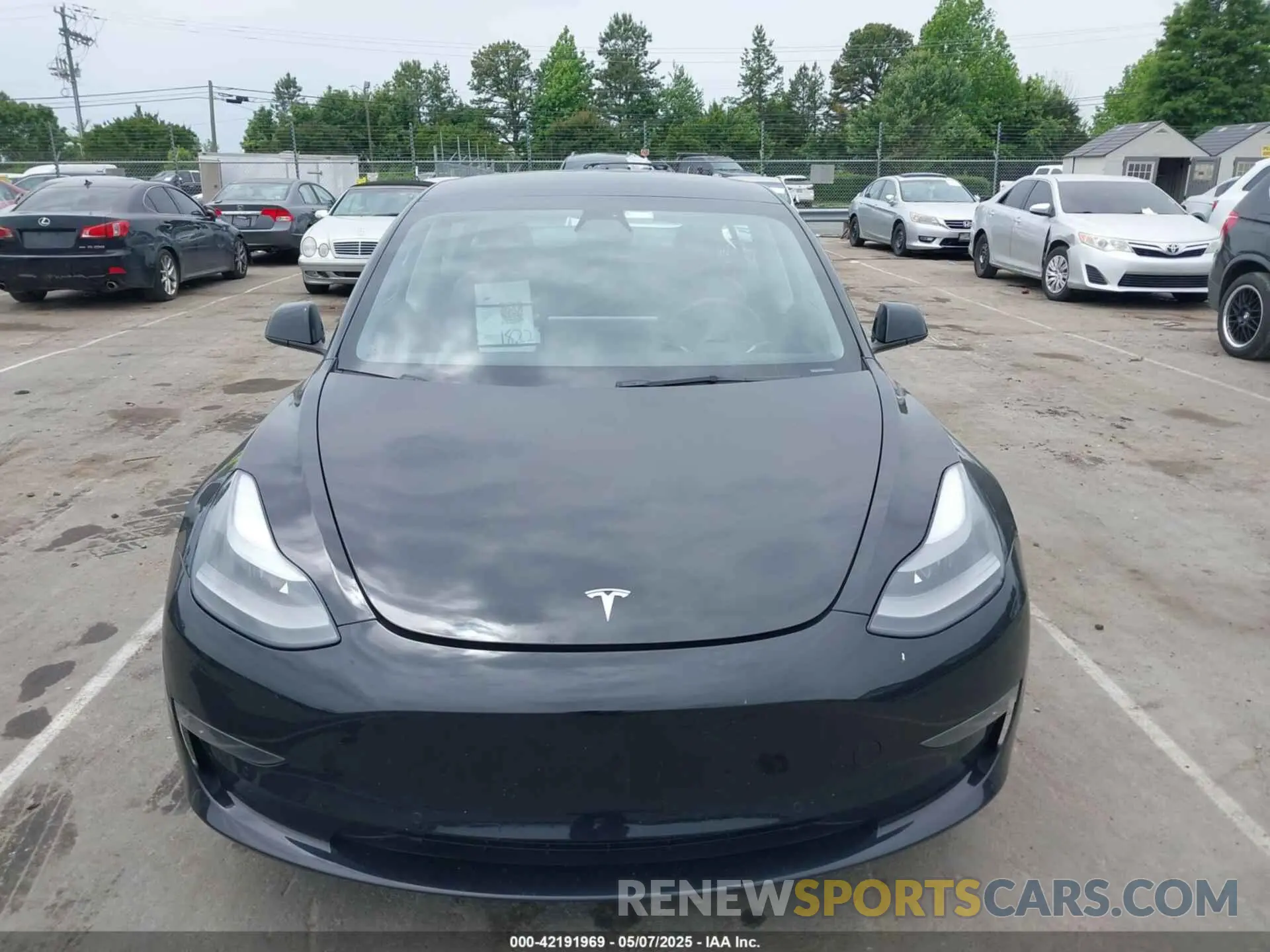 11 fotografías del automóvil dañado 5YJ3E1EB5NF117192 TESLA MODEL 3 2022