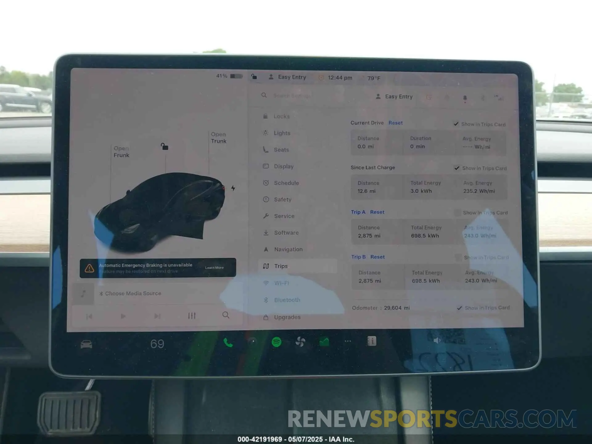 7 fotografías del automóvil dañado 5YJ3E1EB5NF117192 TESLA MODEL 3 2022