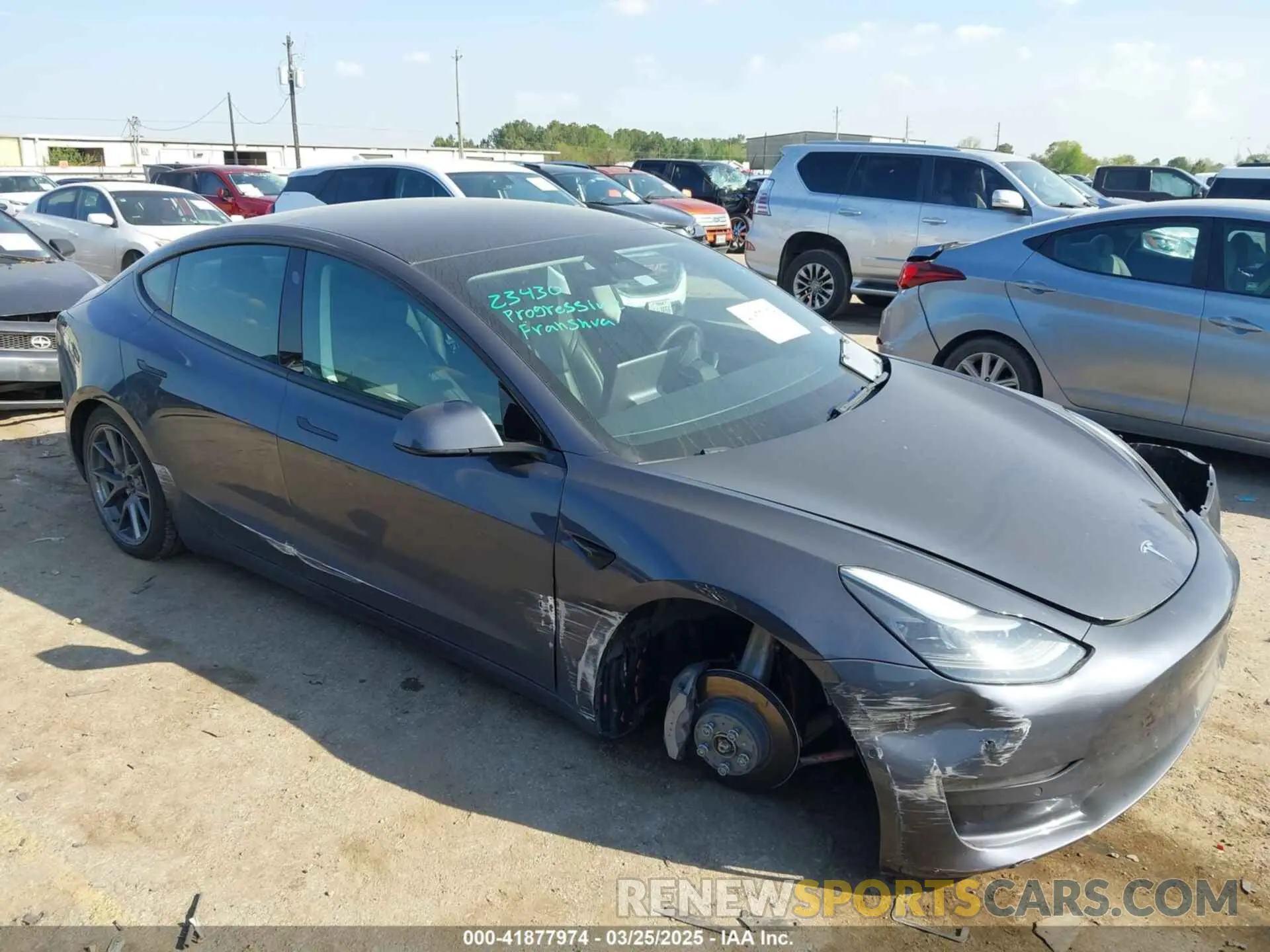 1 fotografías del automóvil dañado 5YJ3E1EB5NF124286 TESLA MODEL 3 2022