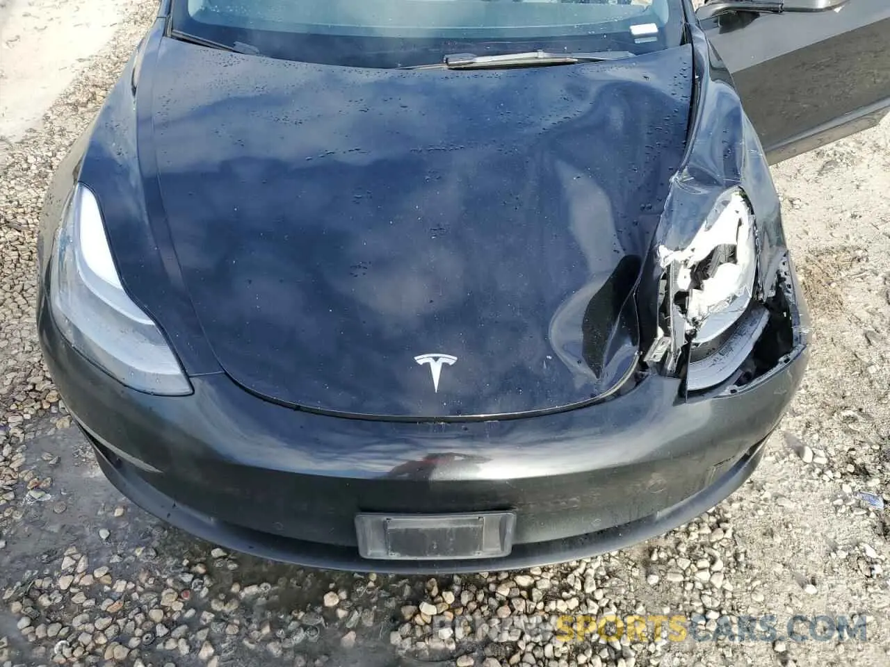 11 fotografías del automóvil dañado 5YJ3E1EB5NF125535 TESLA MODEL 3 2022