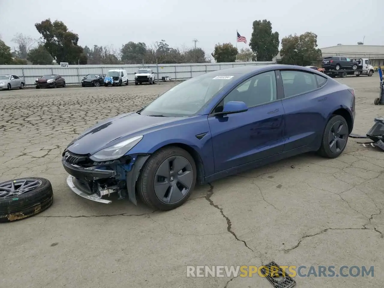 1 fotografías del automóvil dañado 5YJ3E1EB5NF132081 TESLA MODEL 3 2022