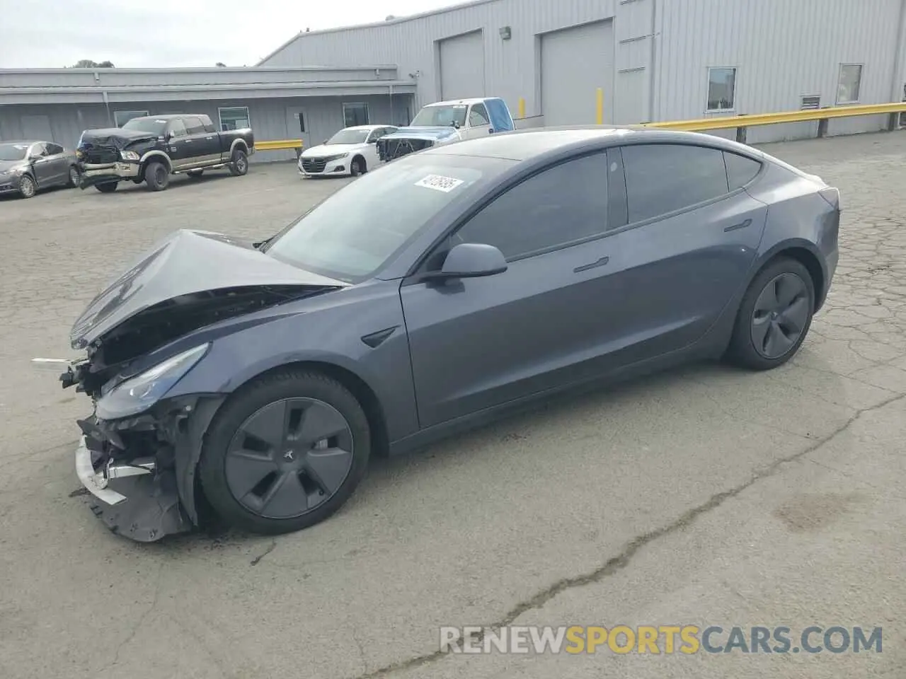 1 fotografías del automóvil dañado 5YJ3E1EB5NF135577 TESLA MODEL 3 2022