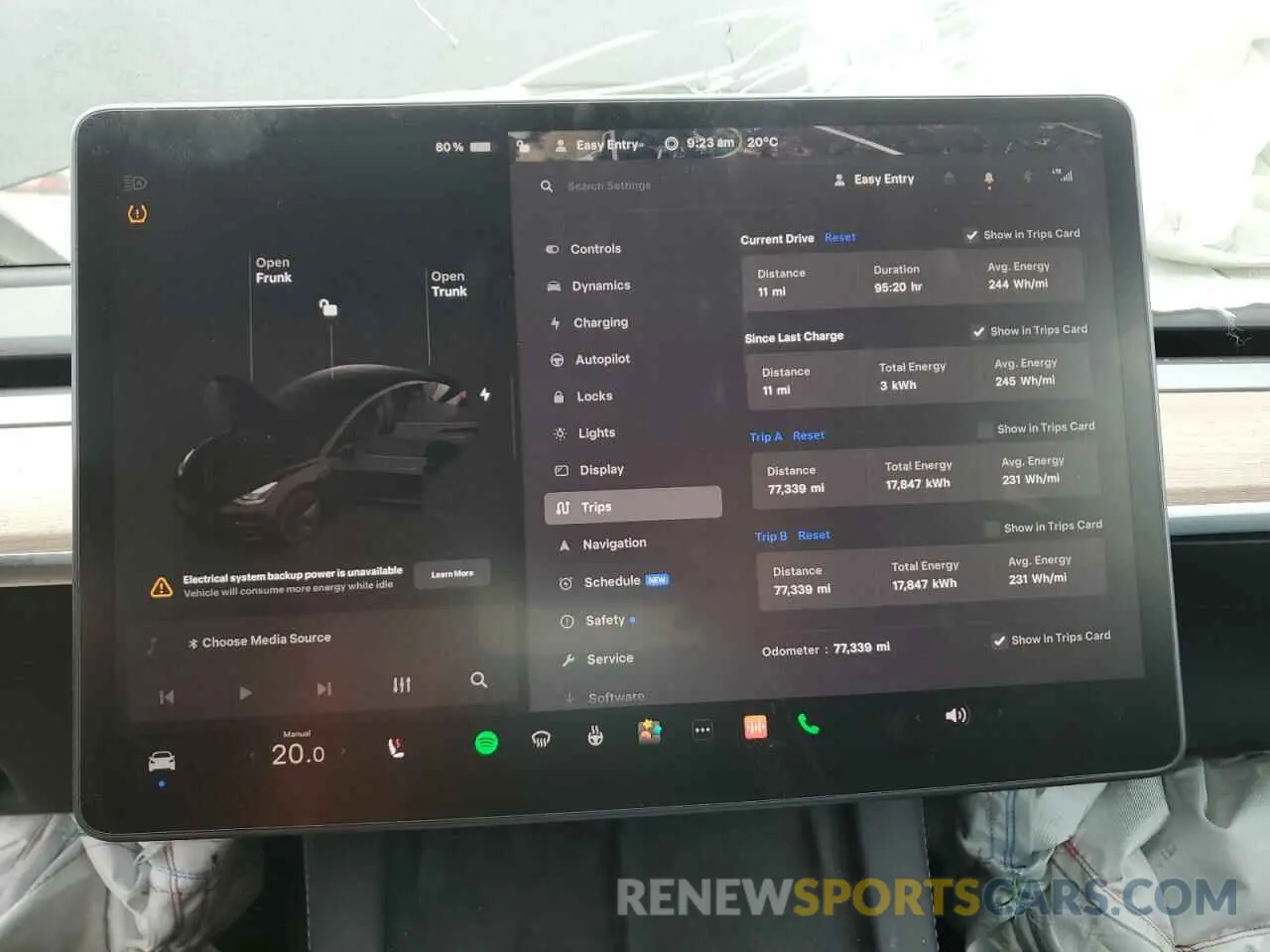 9 fotografías del automóvil dañado 5YJ3E1EB5NF167820 TESLA MODEL 3 2022