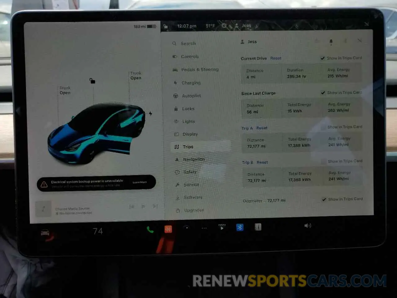 9 fotografías del automóvil dañado 5YJ3E1EB5NF170443 TESLA MODEL 3 2022