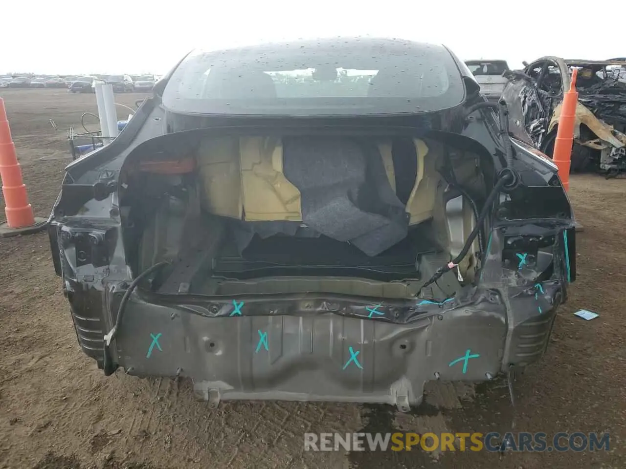 6 fotografías del automóvil dañado 5YJ3E1EB5NF206051 TESLA MODEL 3 2022