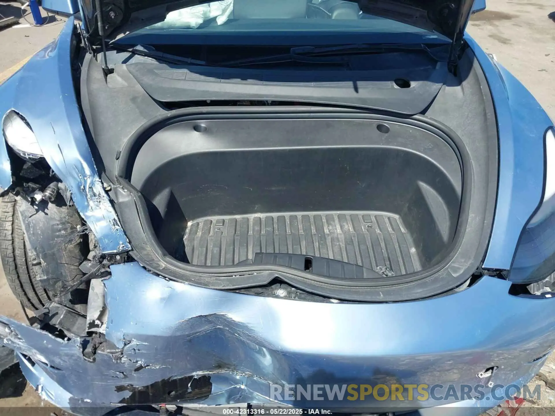 10 fotografías del automóvil dañado 5YJ3E1EB5NF270106 TESLA MODEL 3 2022