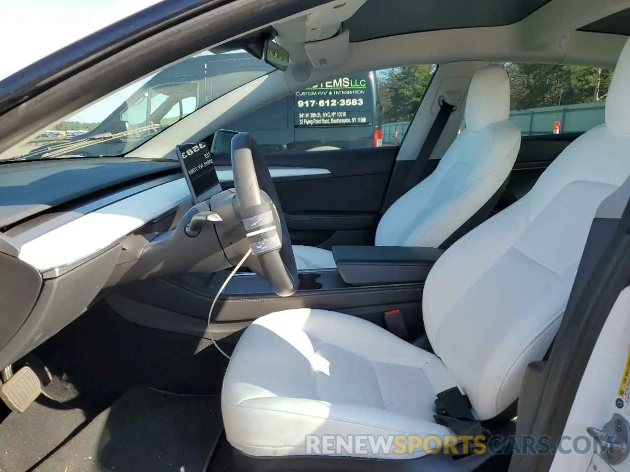 7 fotografías del automóvil dañado 5YJ3E1EB5NF270669 TESLA MODEL 3 2022