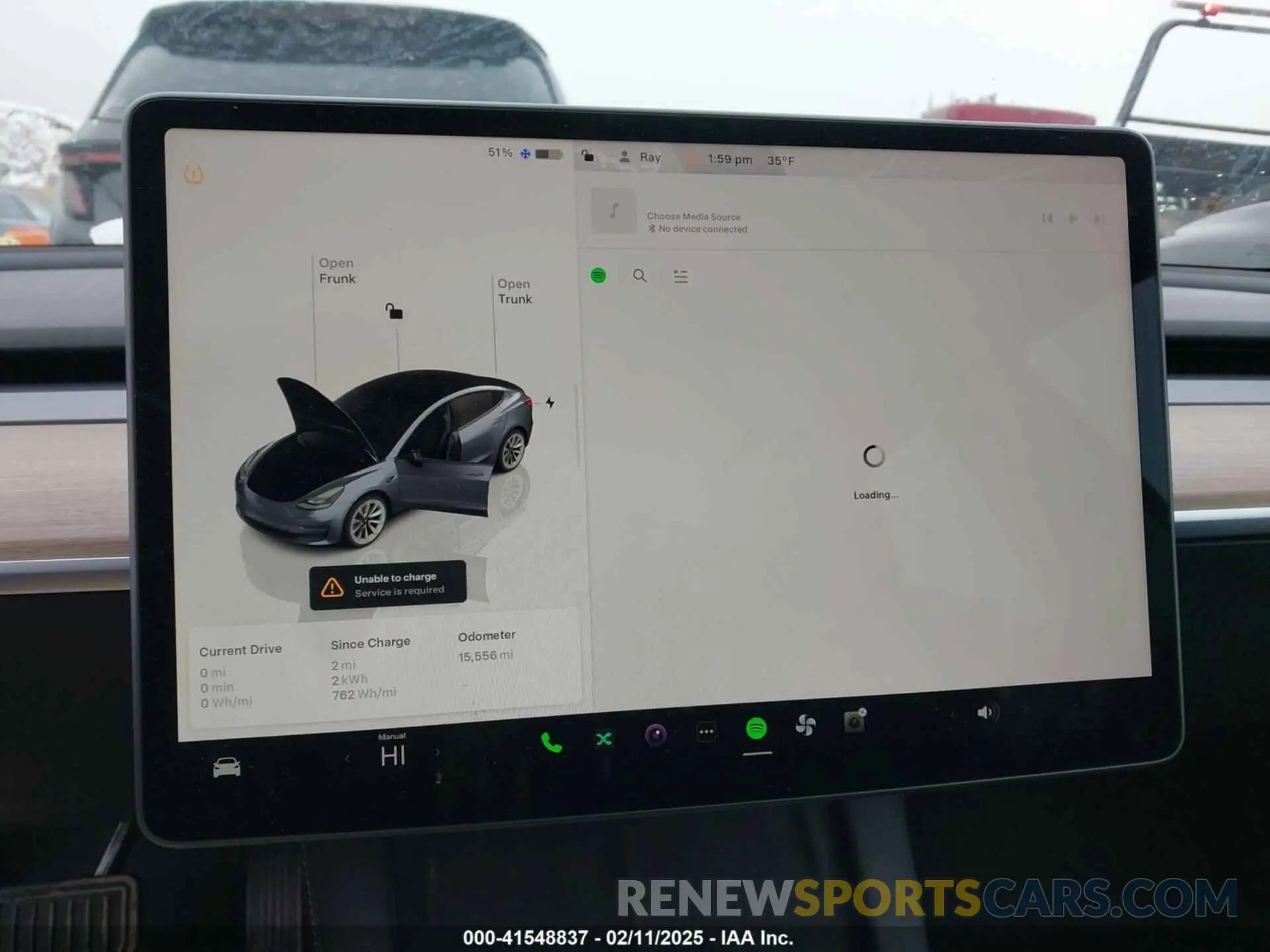 19 fotografías del automóvil dañado 5YJ3E1EB5NF271658 TESLA MODEL 3 2022