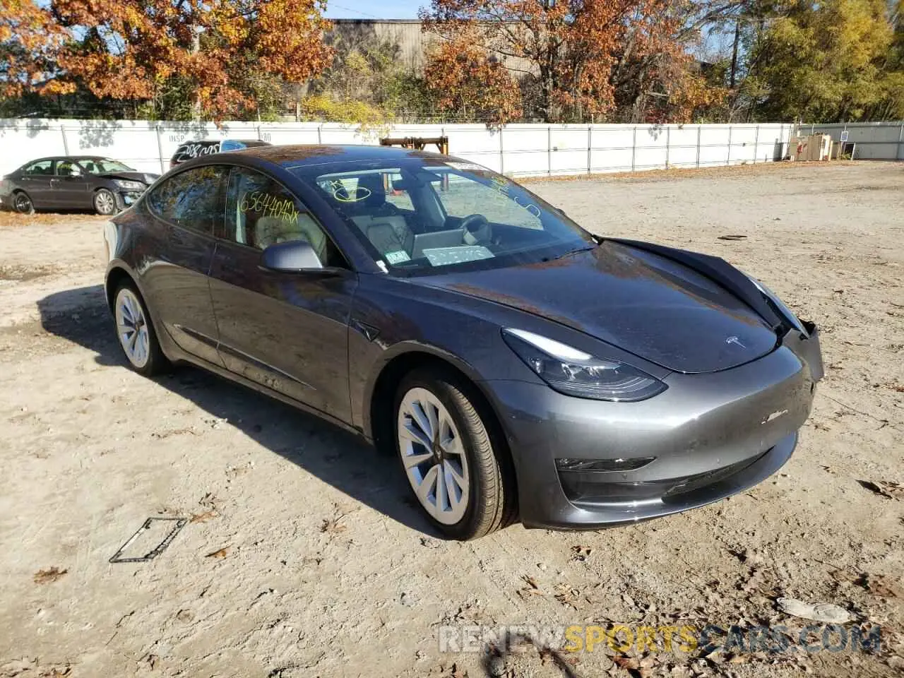 1 fotografías del automóvil dañado 5YJ3E1EB5NF286726 TESLA MODEL 3 2022