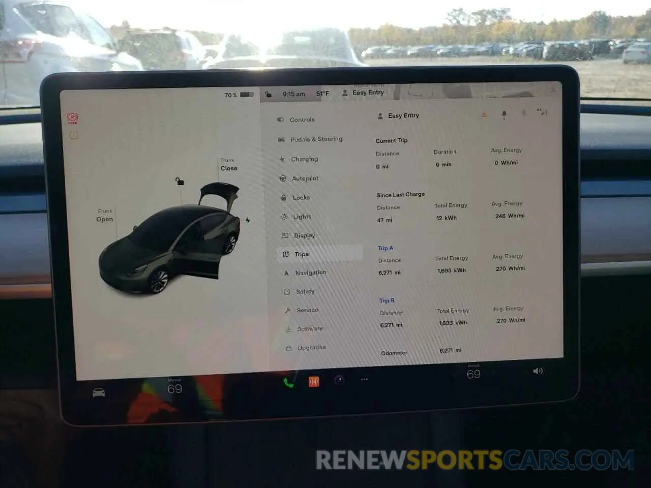 8 fotografías del automóvil dañado 5YJ3E1EB5NF286726 TESLA MODEL 3 2022