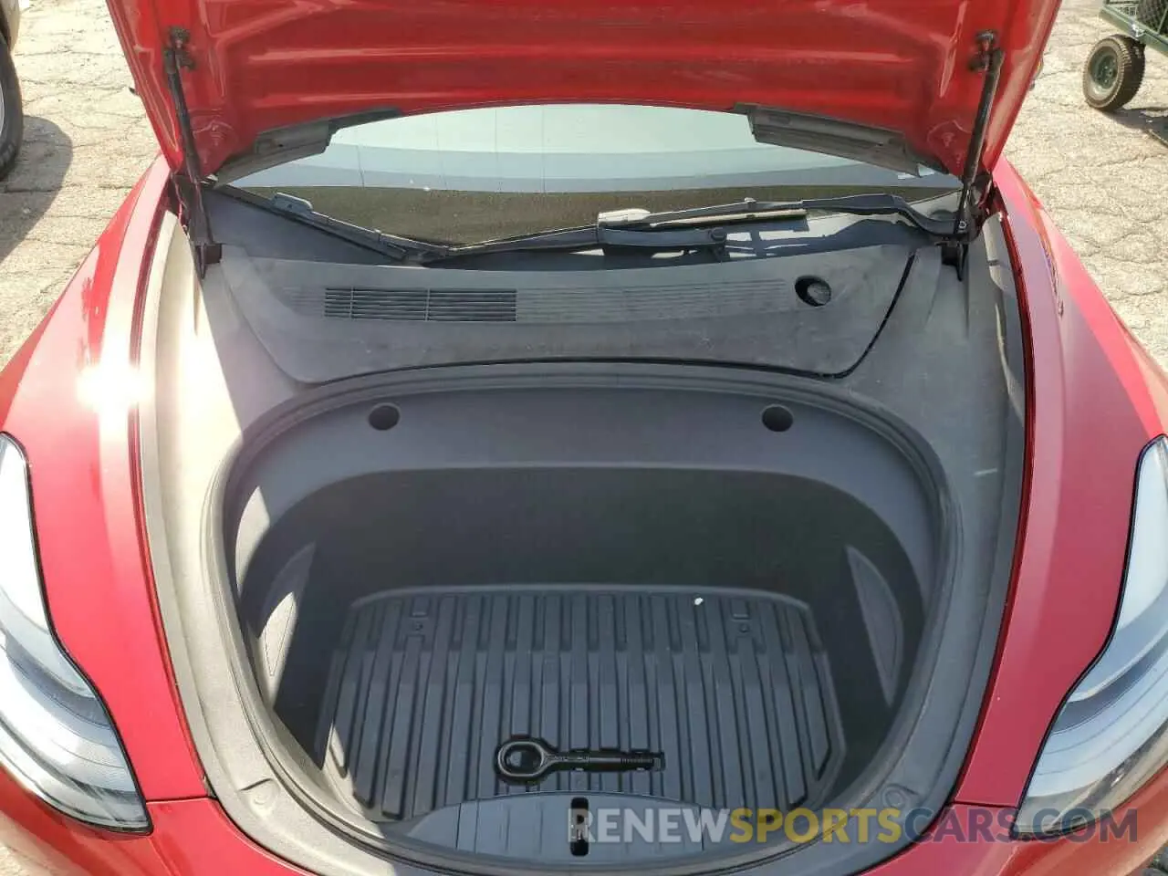 11 fotografías del automóvil dañado 5YJ3E1EB5NF287746 TESLA MODEL 3 2022