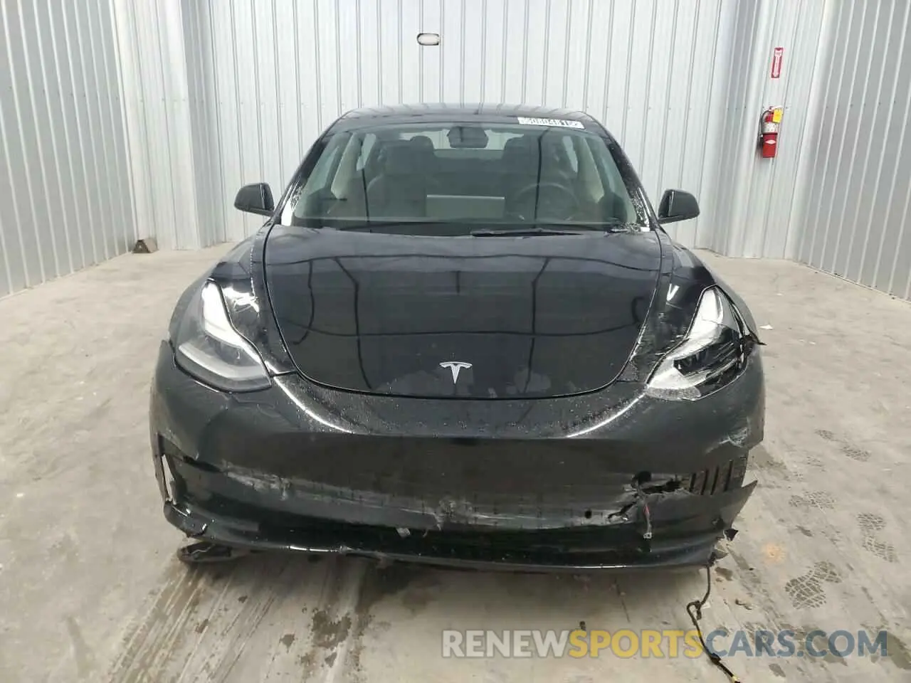 5 fotografías del automóvil dañado 5YJ3E1EB5NF288380 TESLA MODEL 3 2022